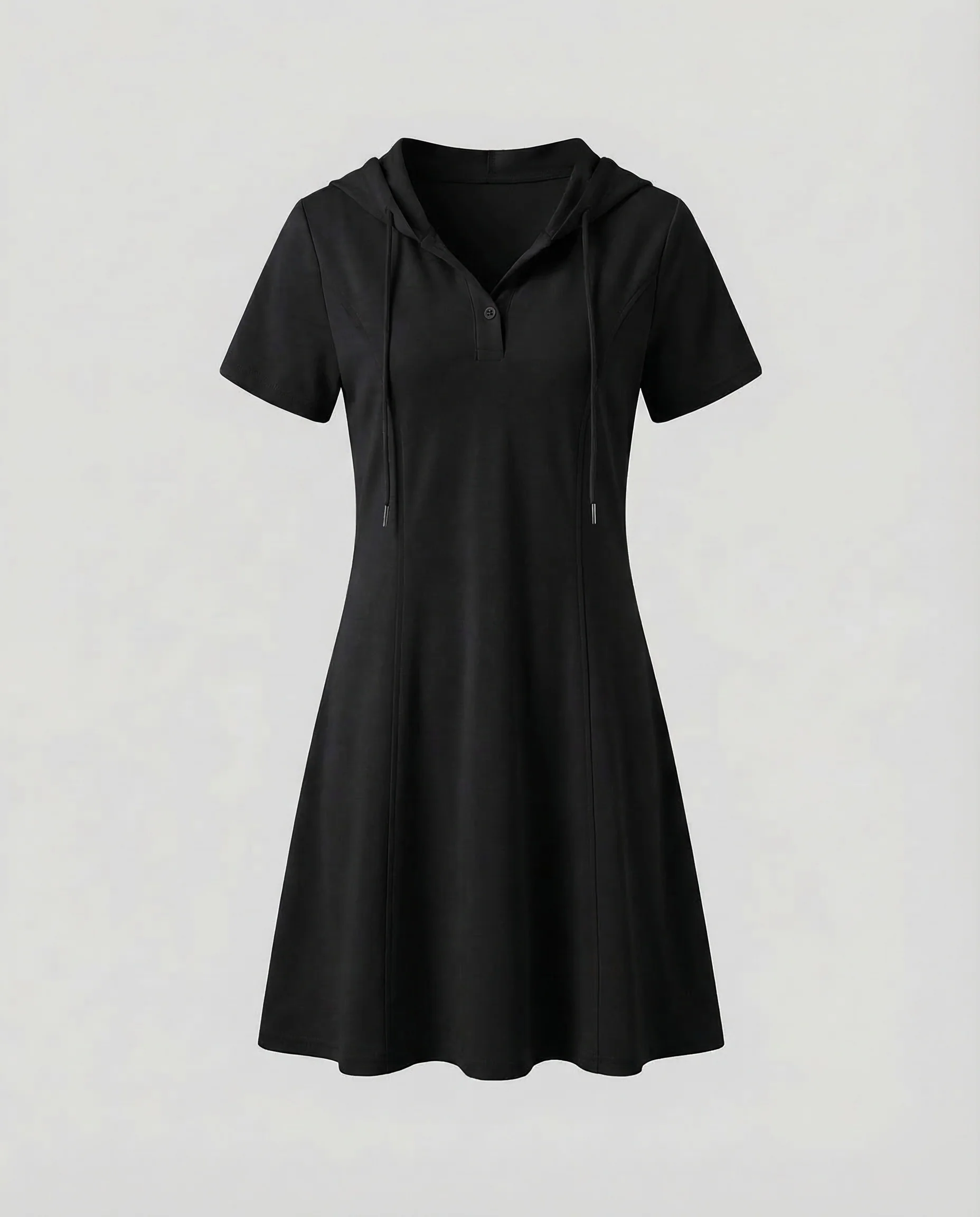 Damen Kapuzen Skaterkleid A Linie - Image 8