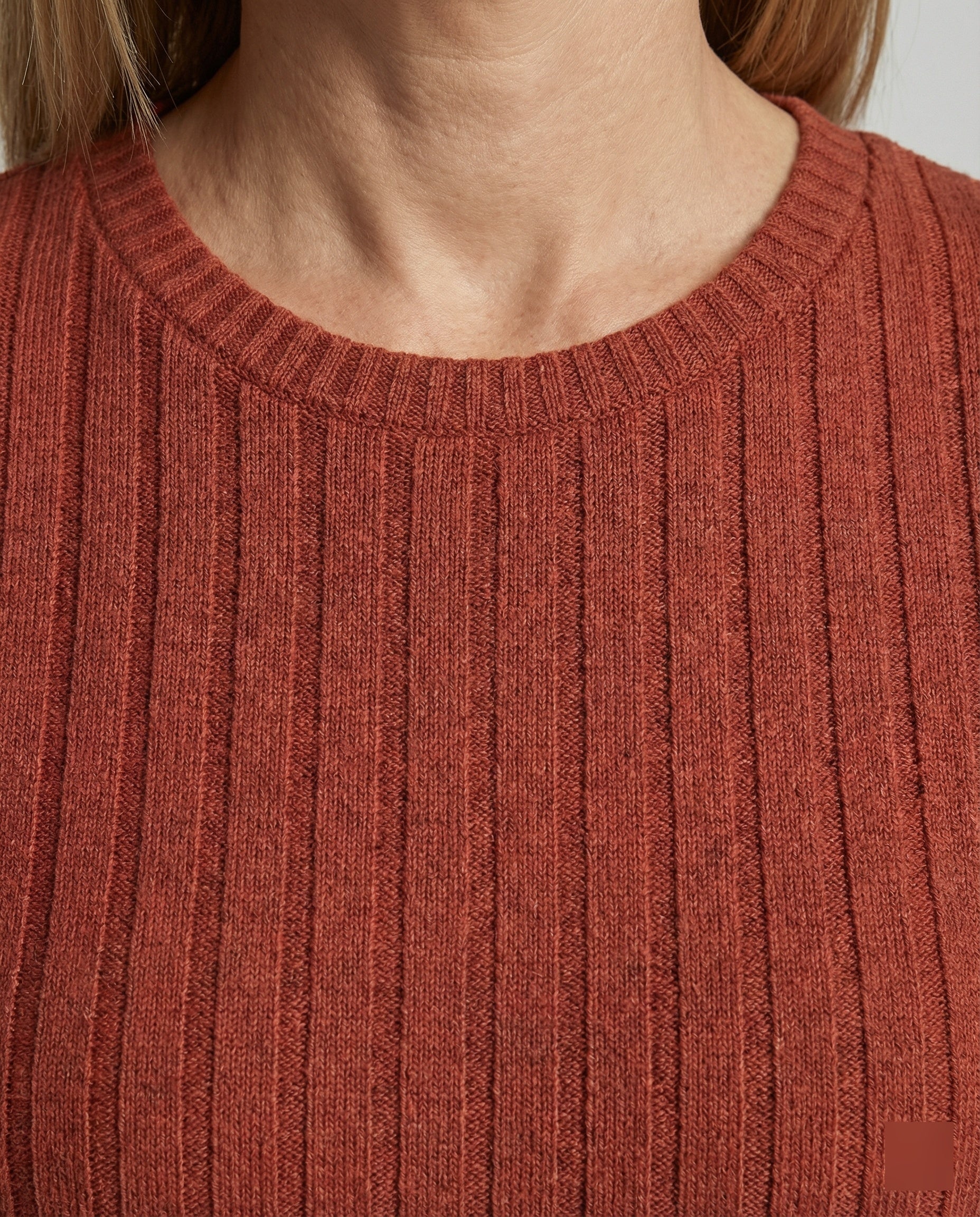 Damen Maxikleid Strick mit Gürtel - Image 3