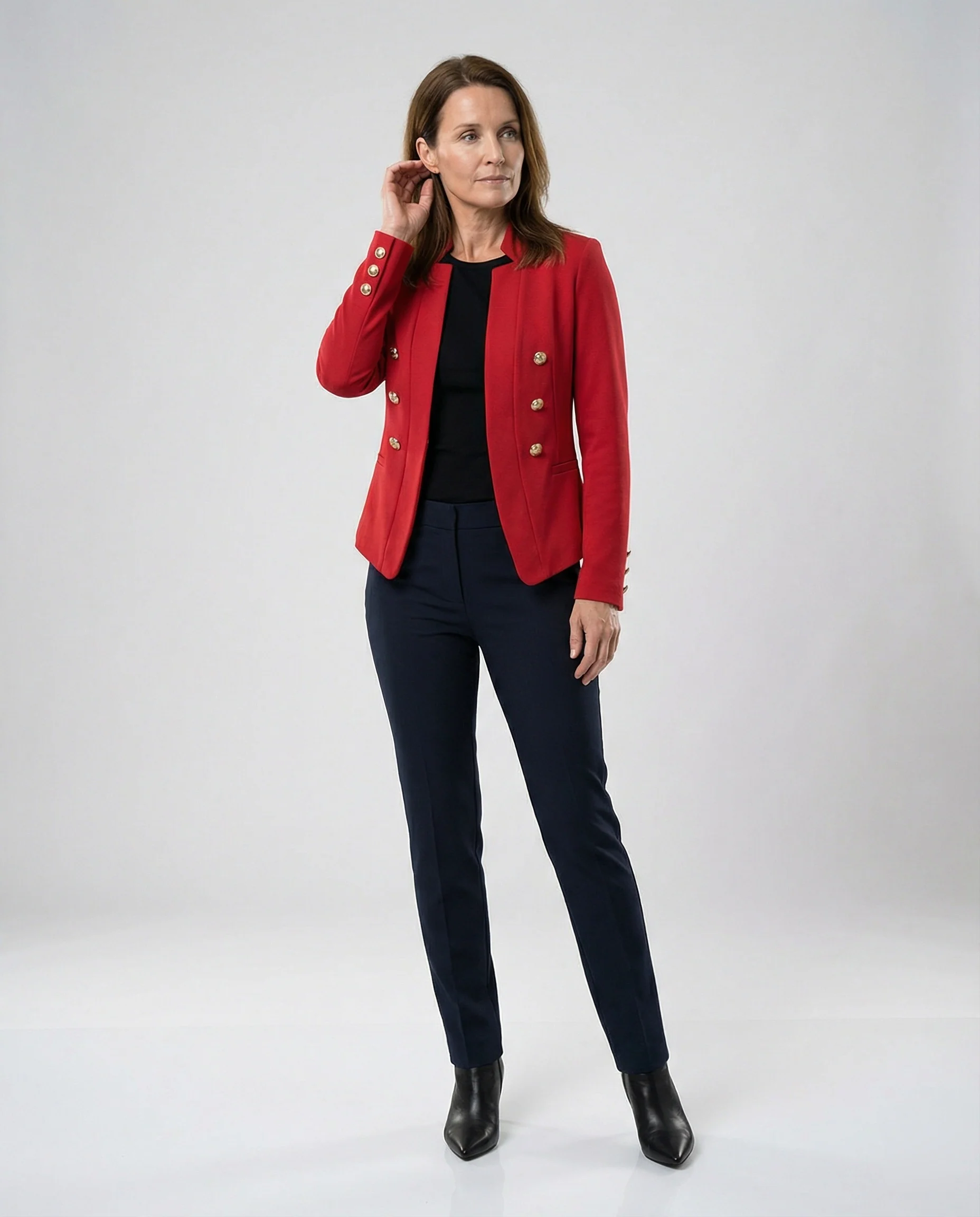 Damen Blazer asymmetrisch tailliert - Image 5