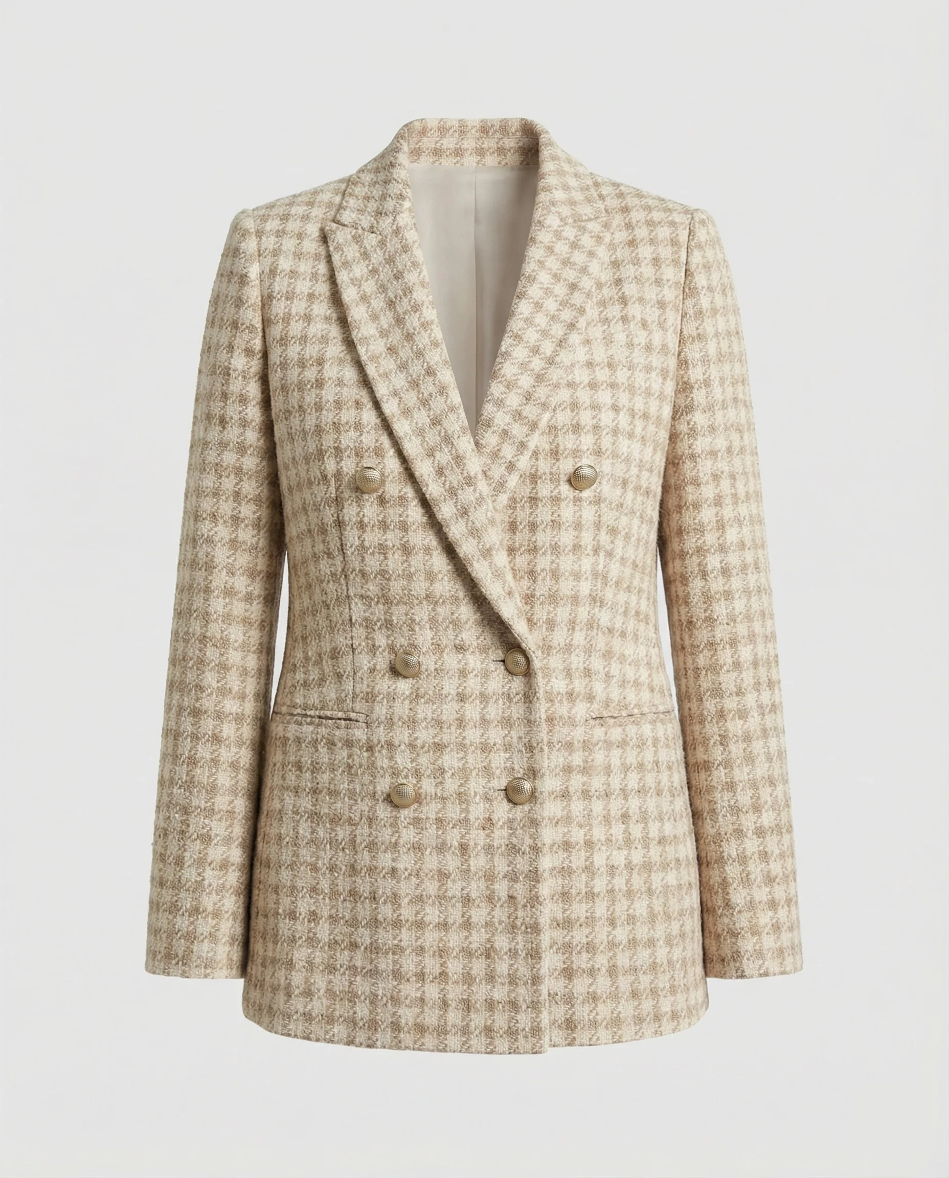 Damen Blazer Tweed Bouclé - Image 3