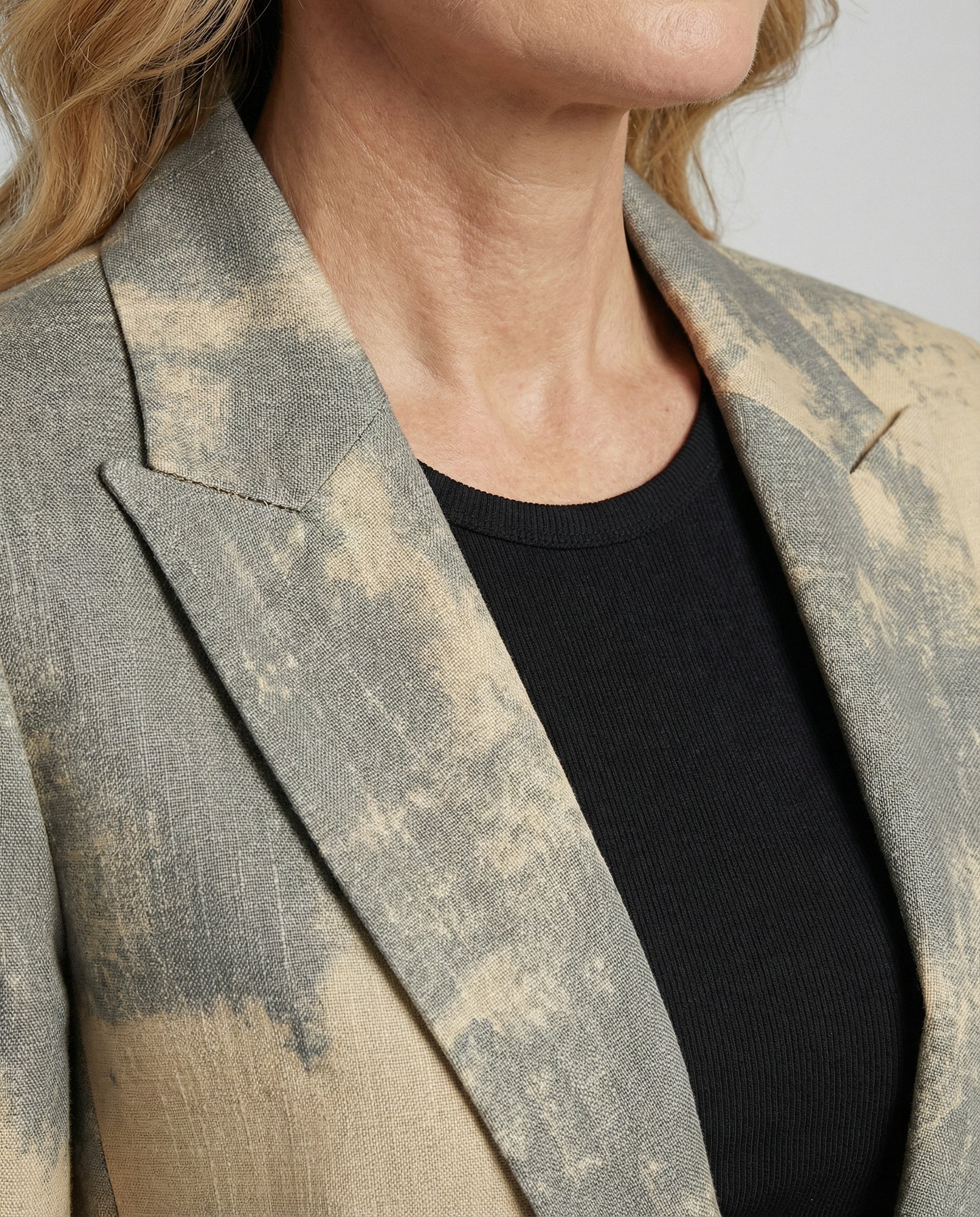 Damen Oversize Blazer strukturiert mit Revers - Image 3