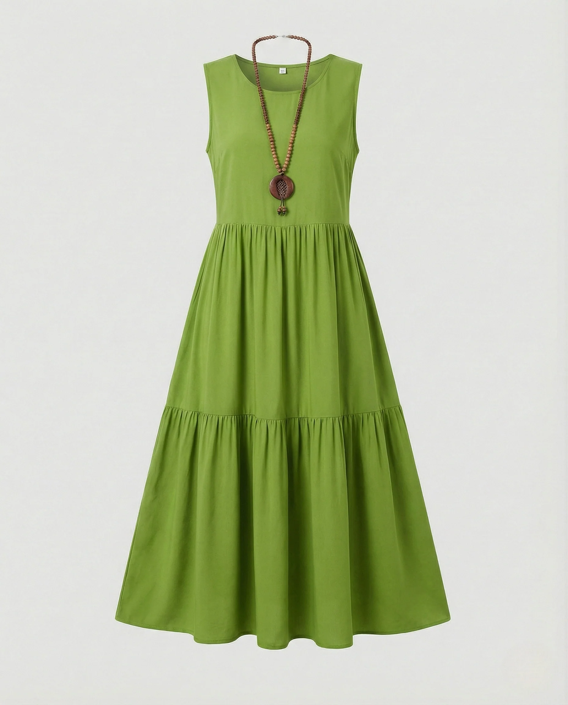 Damen Stufen Maxikleid mit Schmetterlingsprint - Image 10
