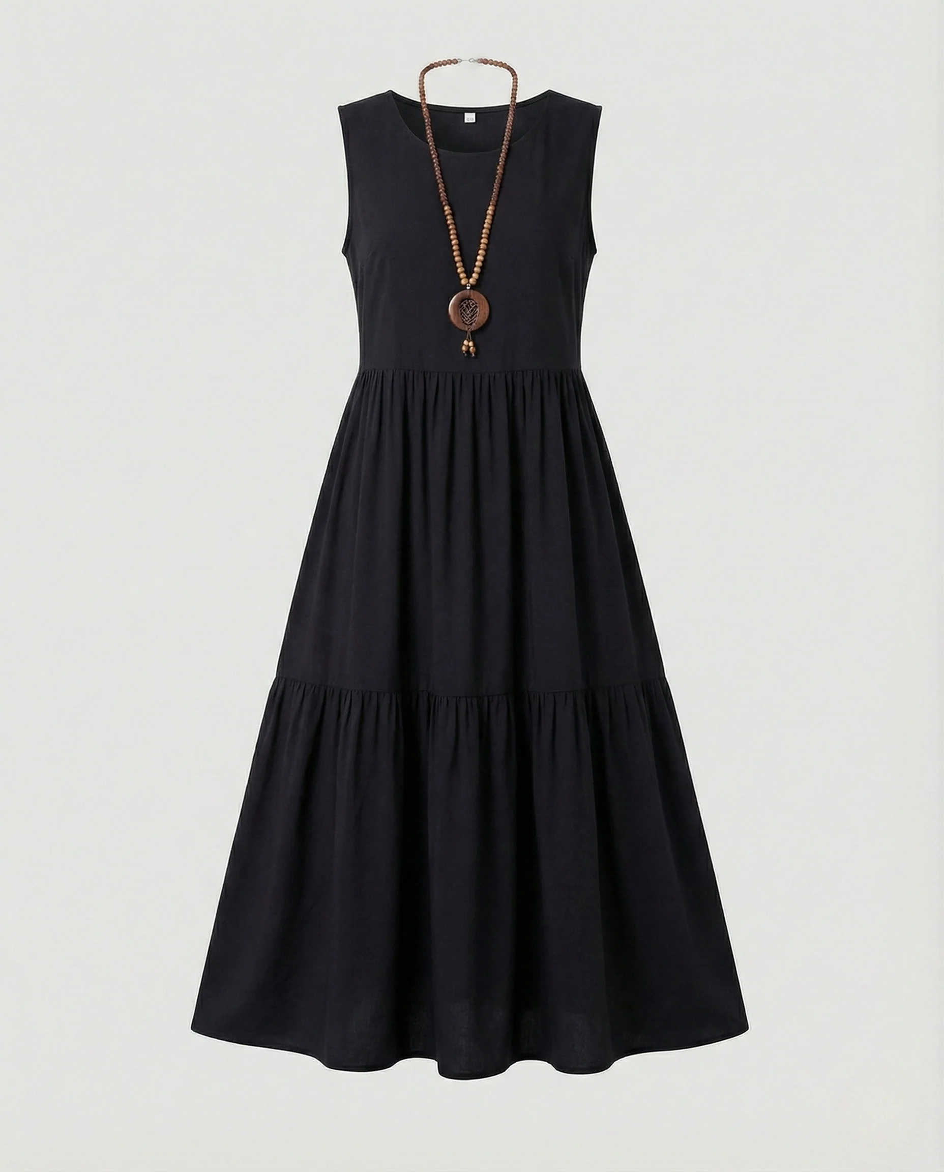 Damen Stufen Maxikleid mit Schmetterlingsprint - Image 11