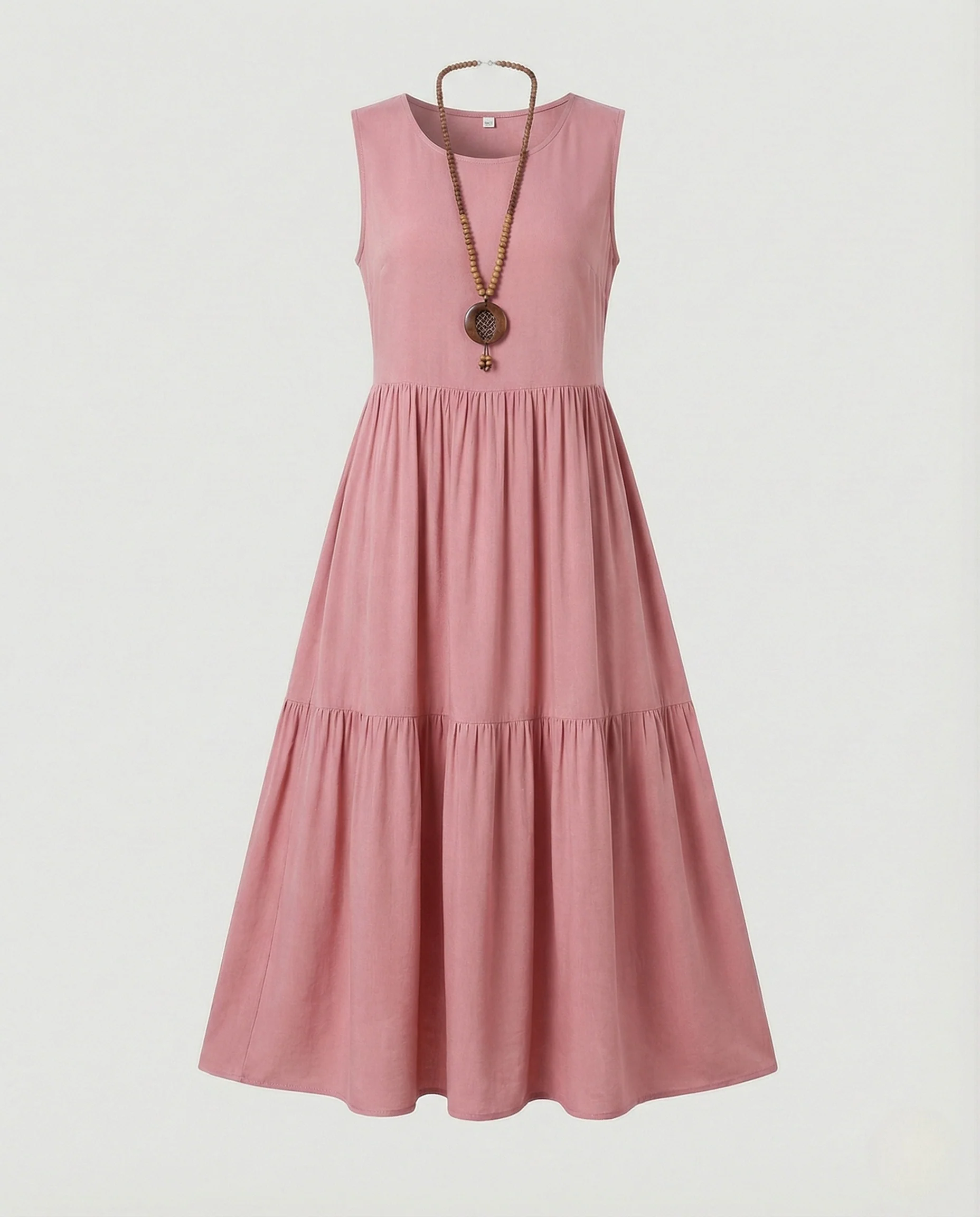 Damen Stufen Maxikleid mit Schmetterlingsprint - Image 9