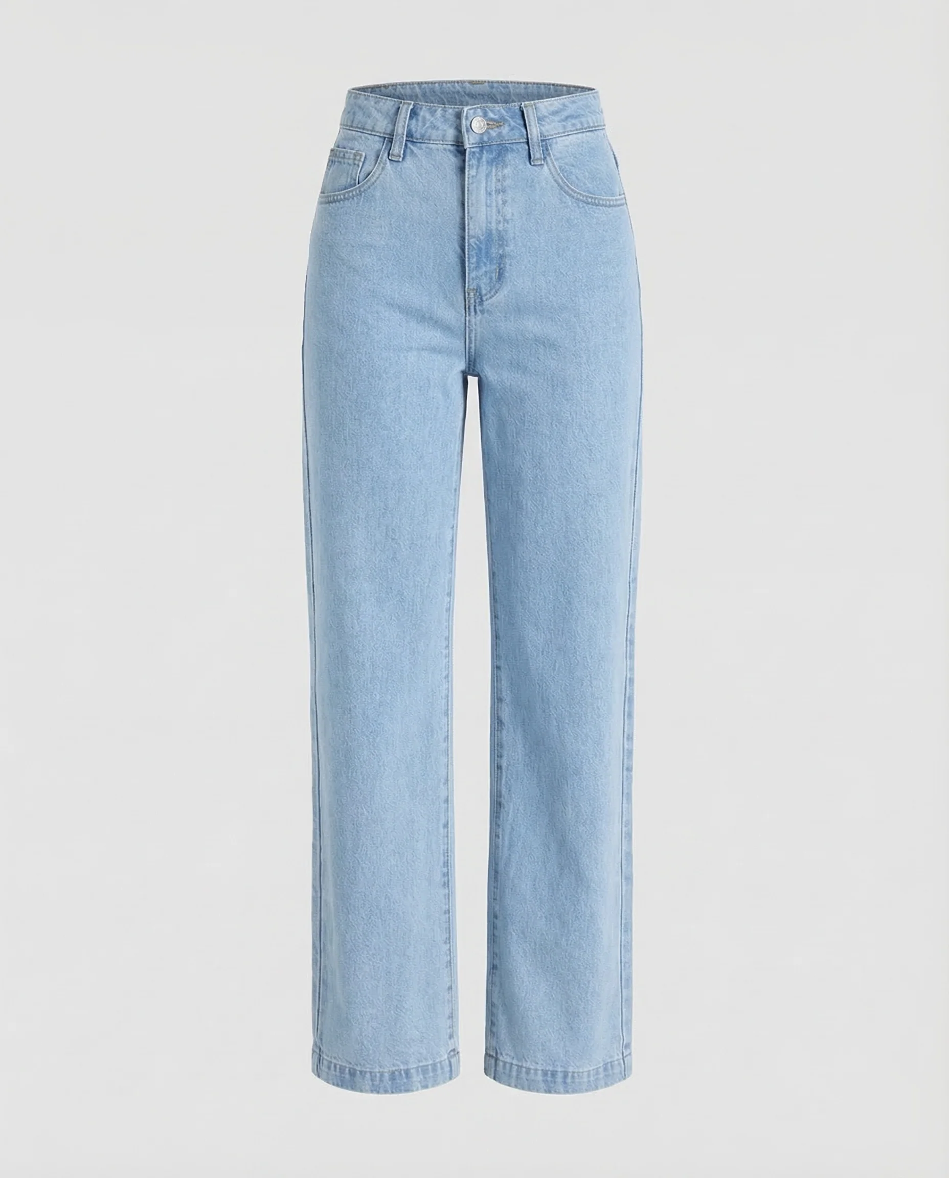 Damen Jeans High Waist Weit - Image 5