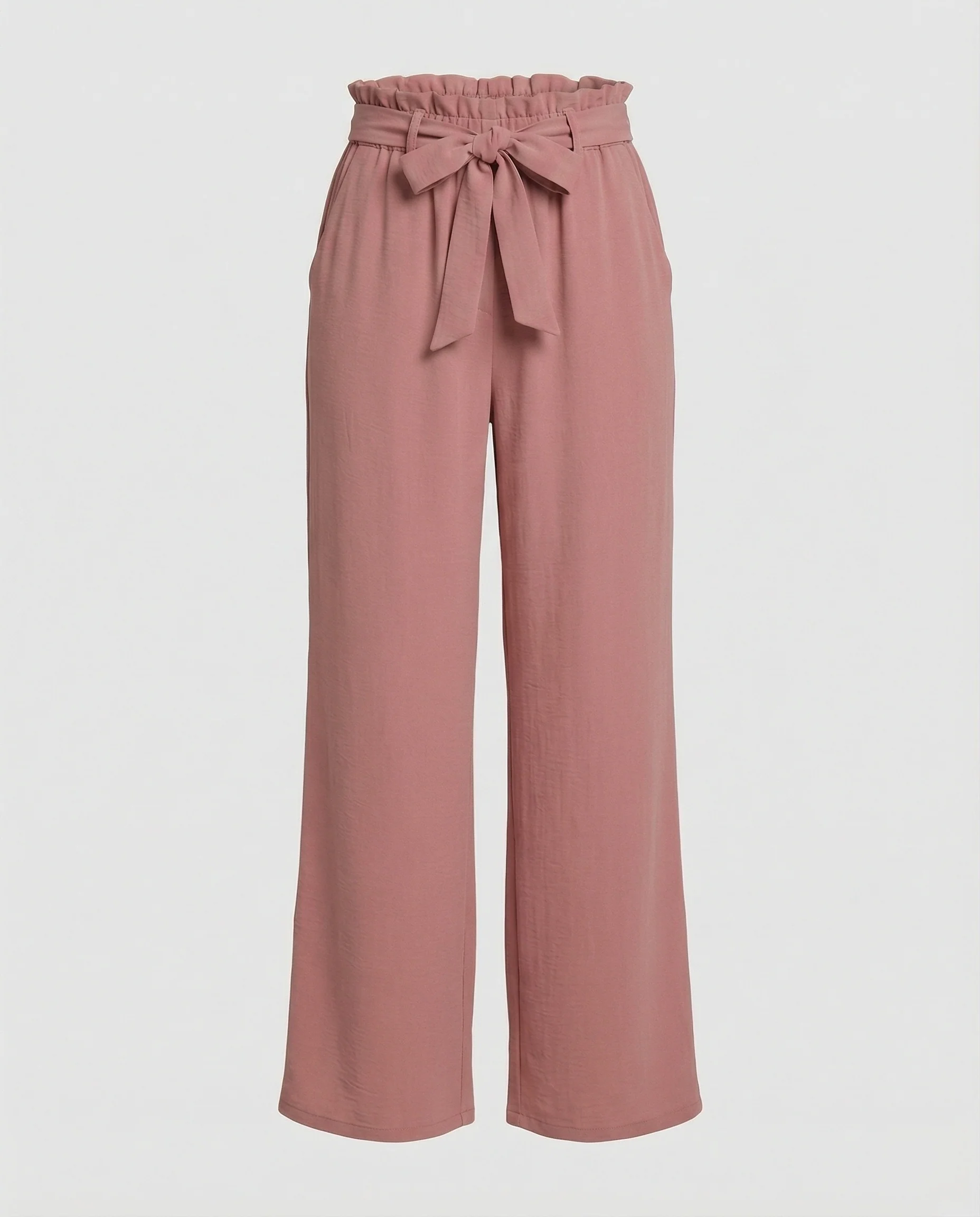 Damen Stoffhose Damen High Waist weit - Image 5
