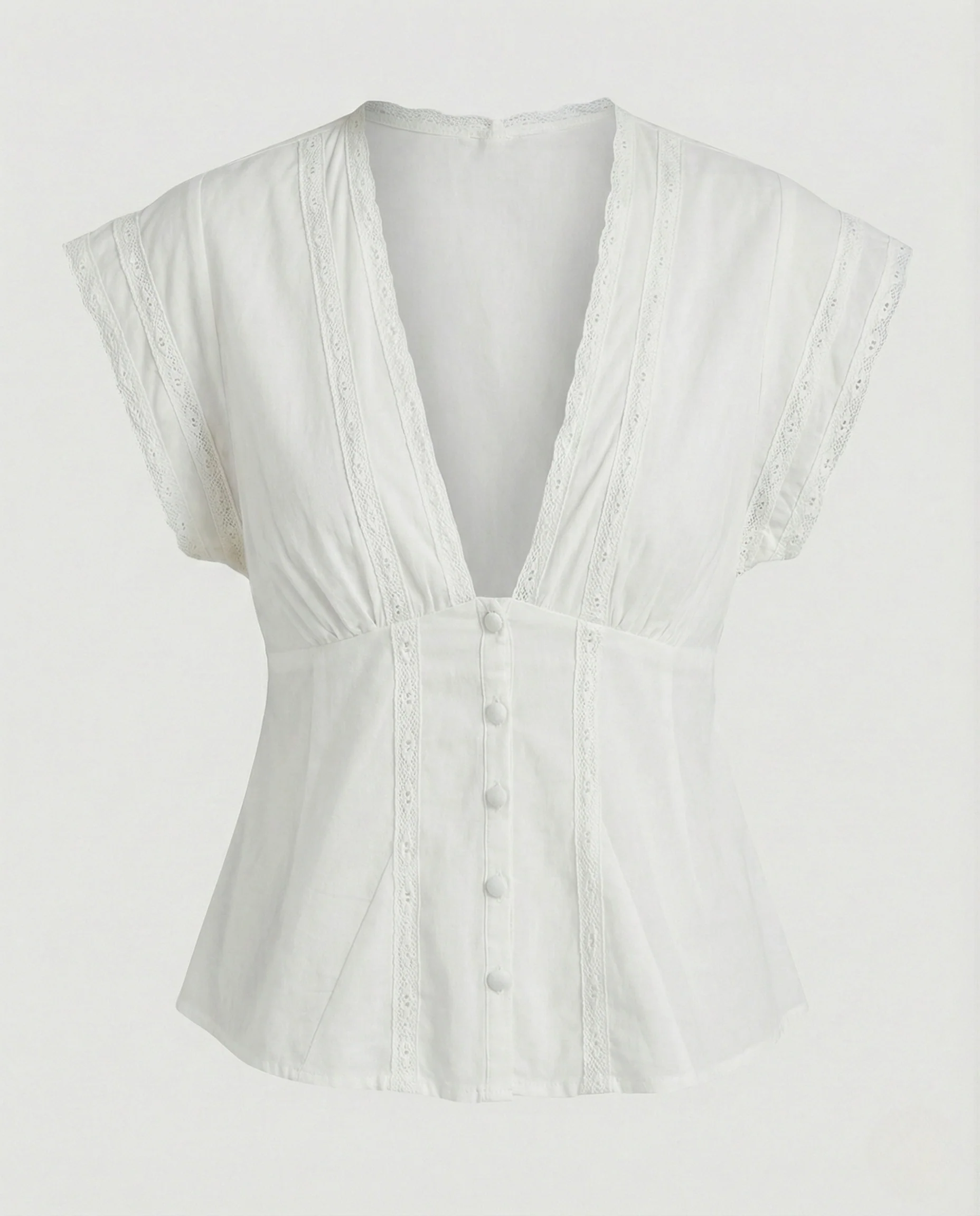 Bluse Damen Corsagen Stil - Image 5