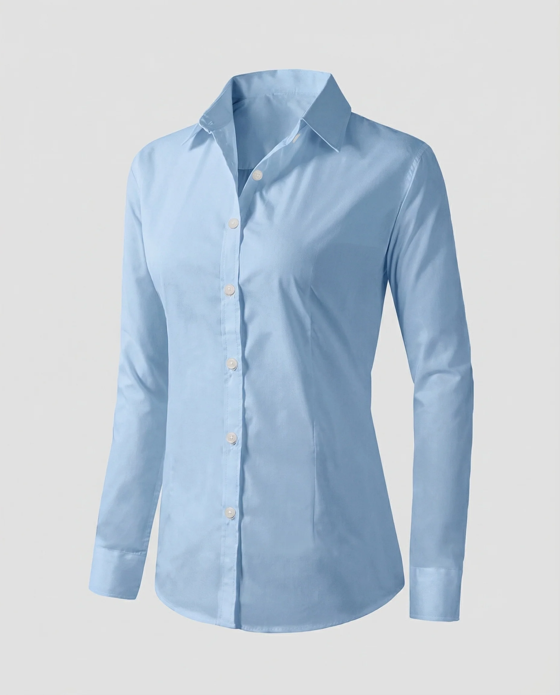 Blusentop Damen tailliert aus Baumwollmix - Image 5