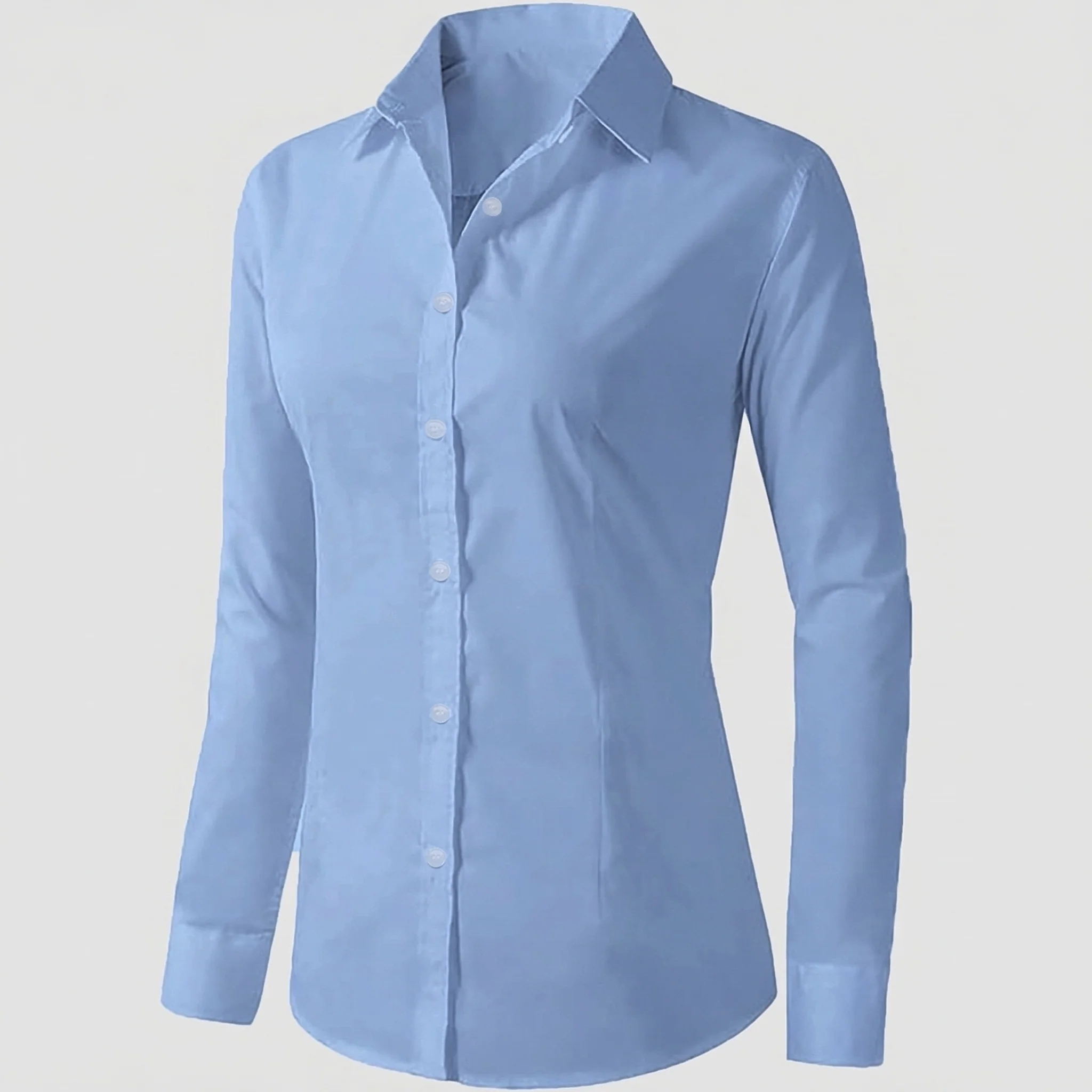 Blusentop Damen tailliert aus Baumwollmix - Image 6