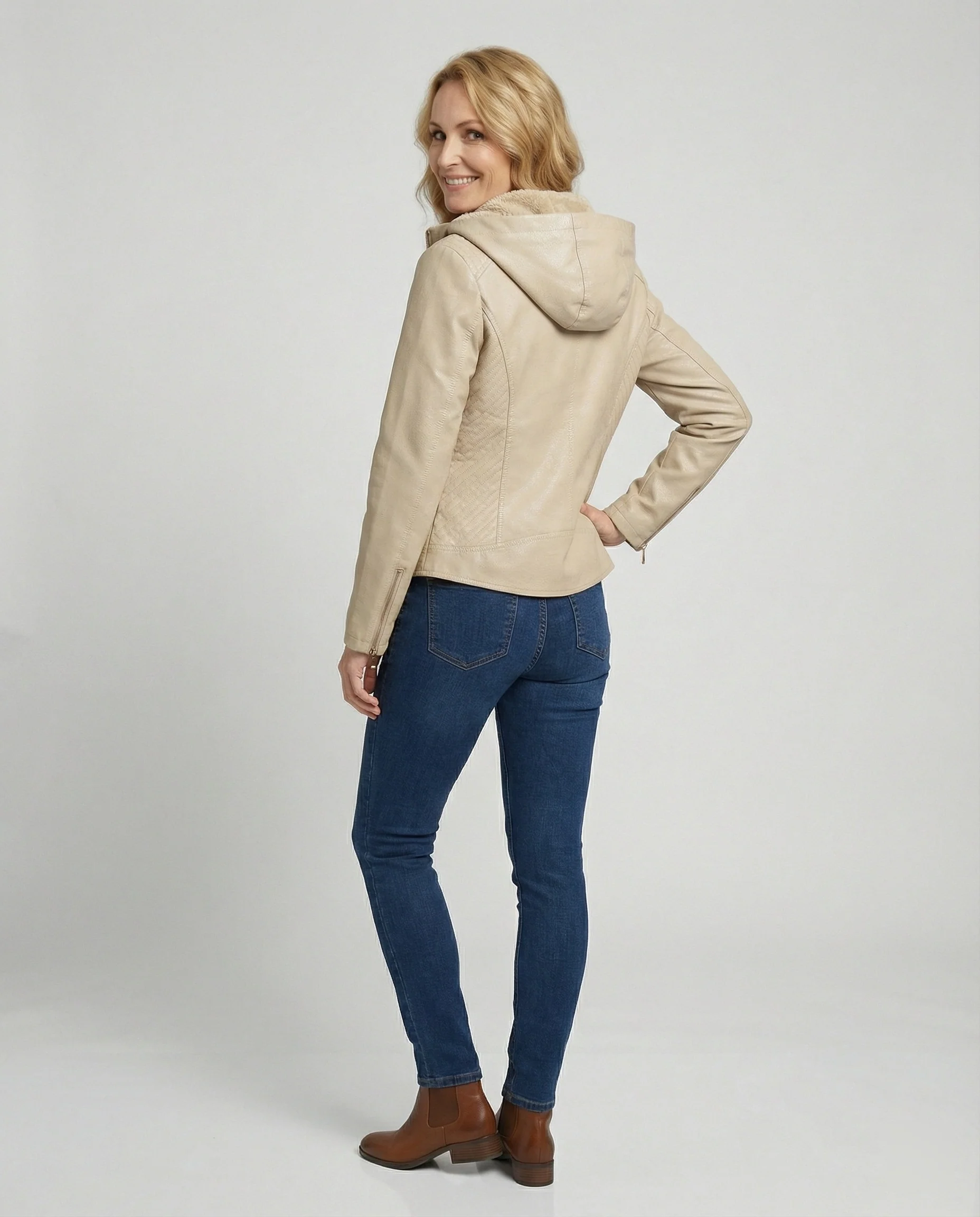 Übergangsjacke Damen sportlich elegant - Image 3