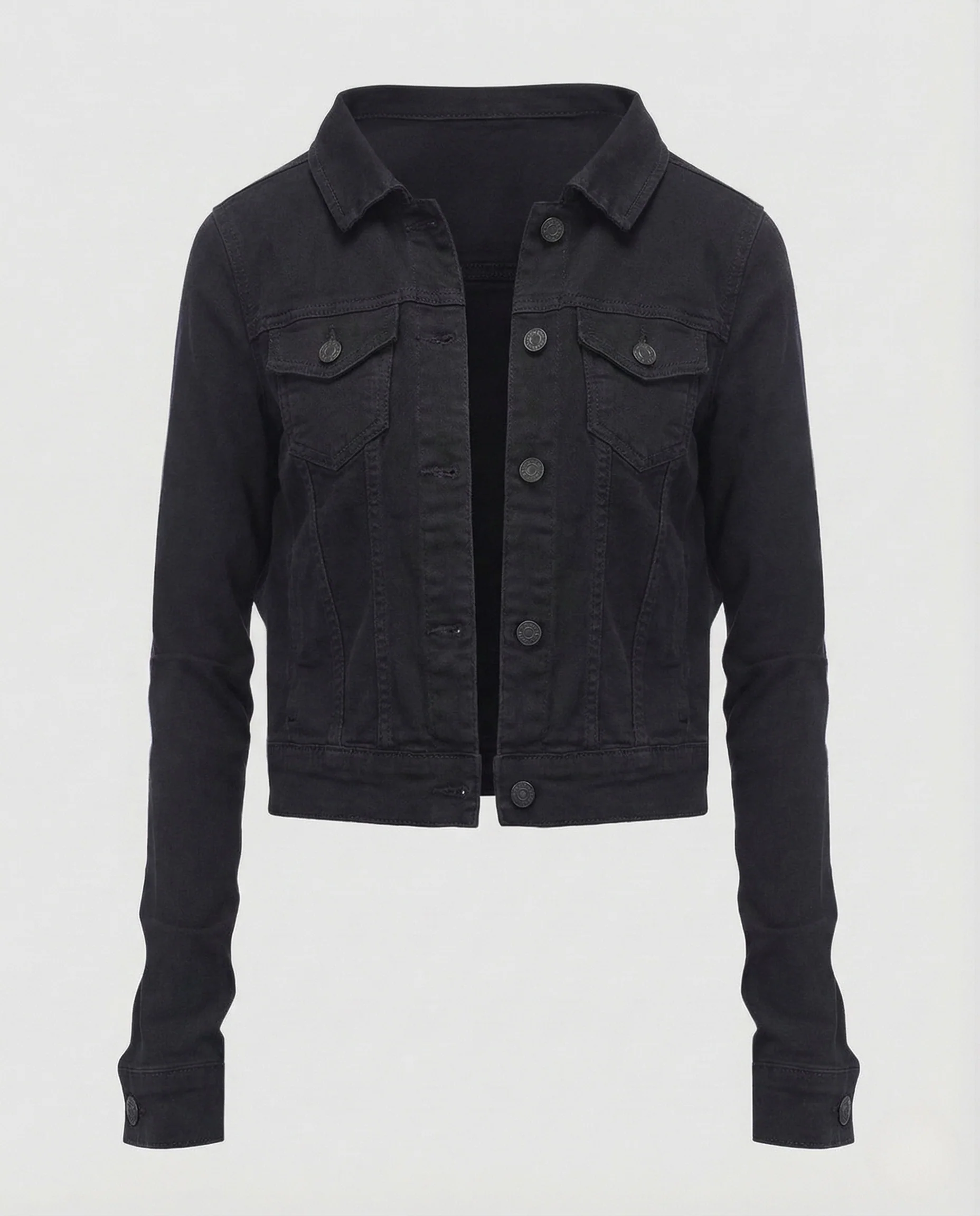 Damen Trucker Jeansjacke Tailliert - Image 6