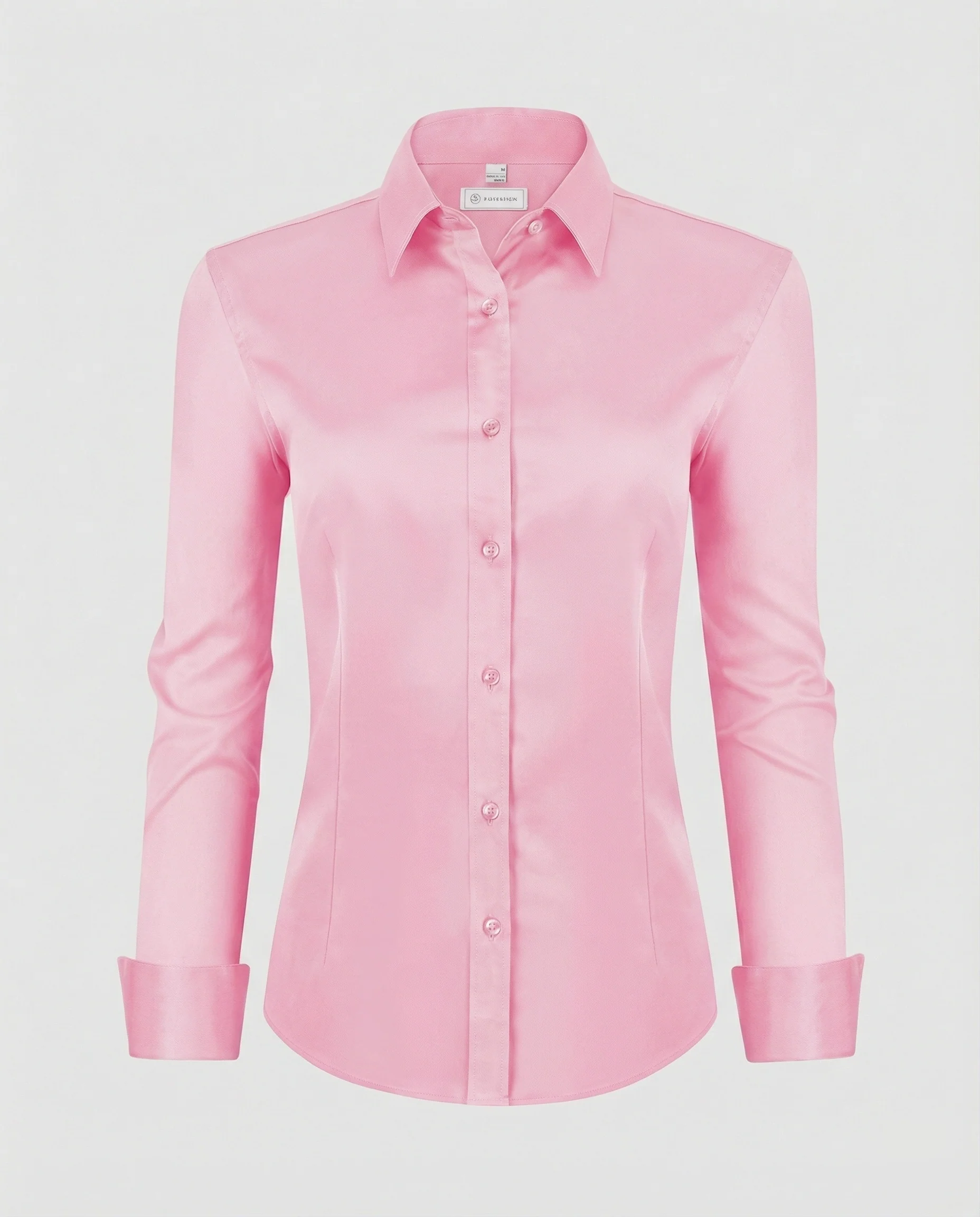 Damen Hemdbluse Stretch tailliert - Image 2
