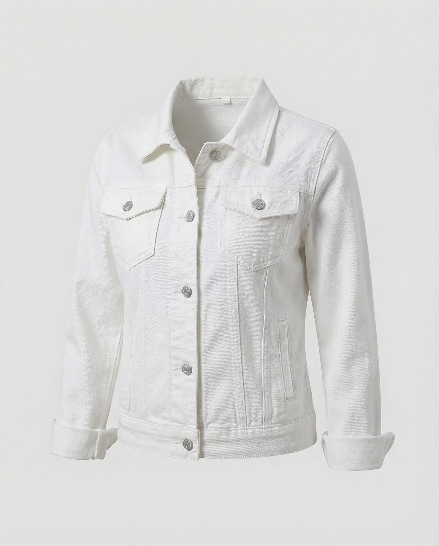 Damen Trucker Jeansjacke Used - Image 10