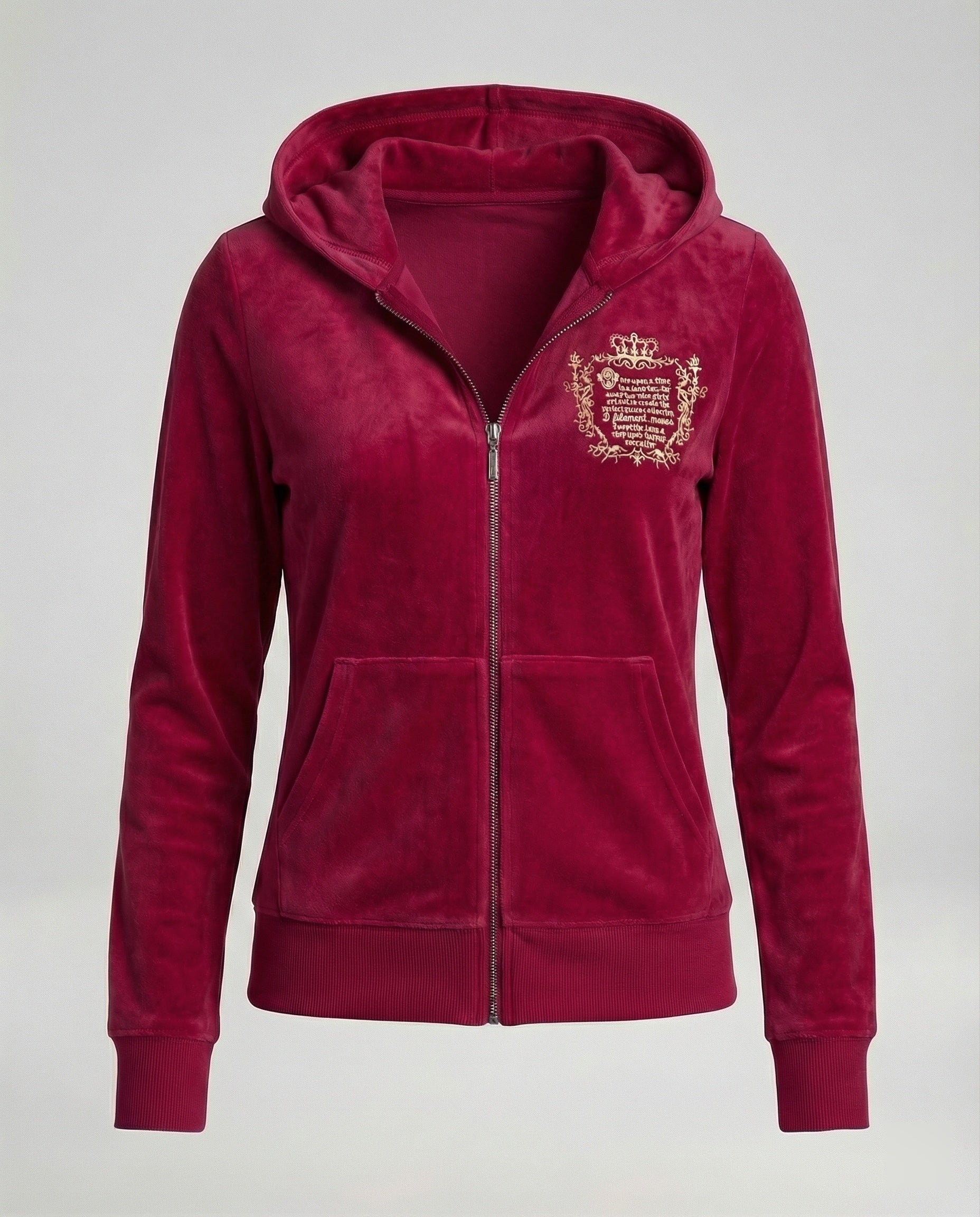 Freizeitkleidung Damen Velours Joggingjacke - Image 6