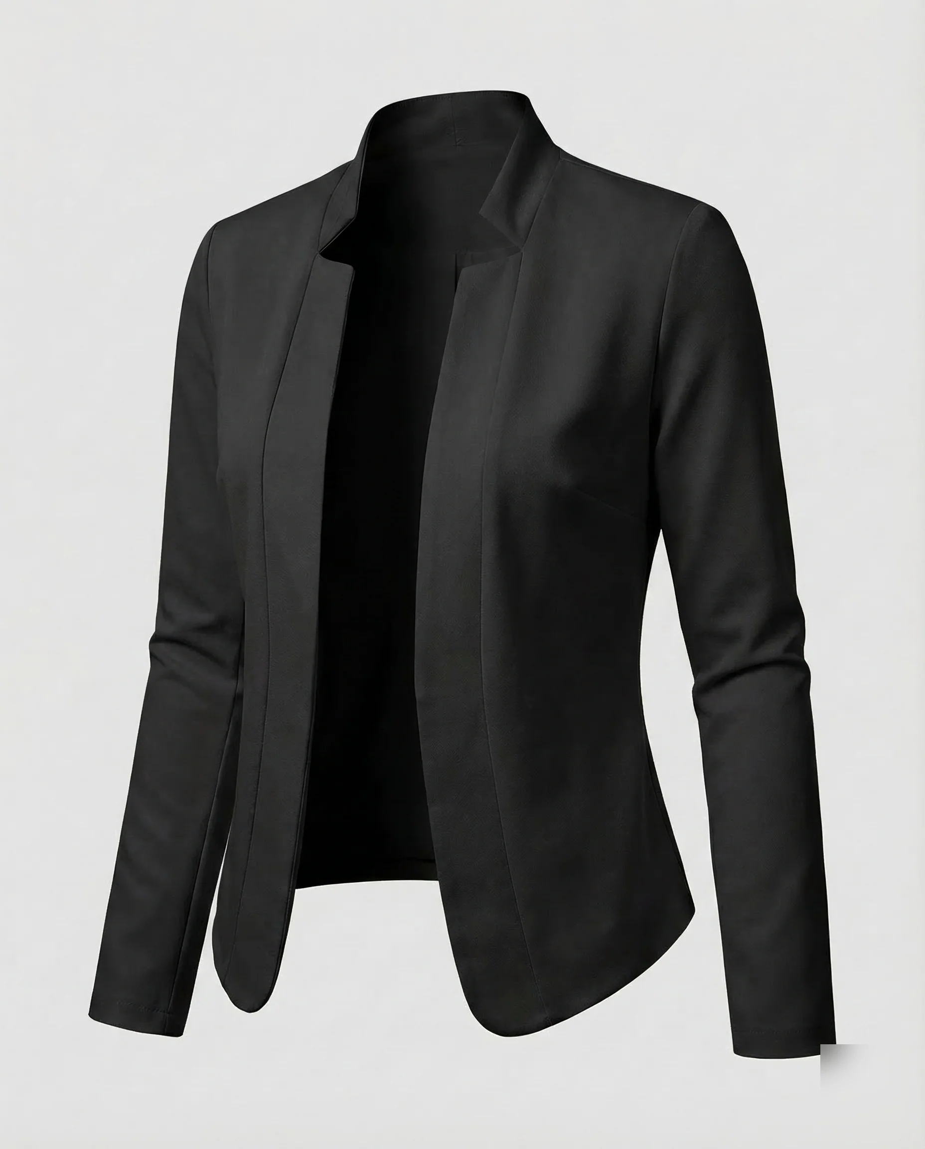 Damen Blazer Stehkragen Tailliert - Image 8