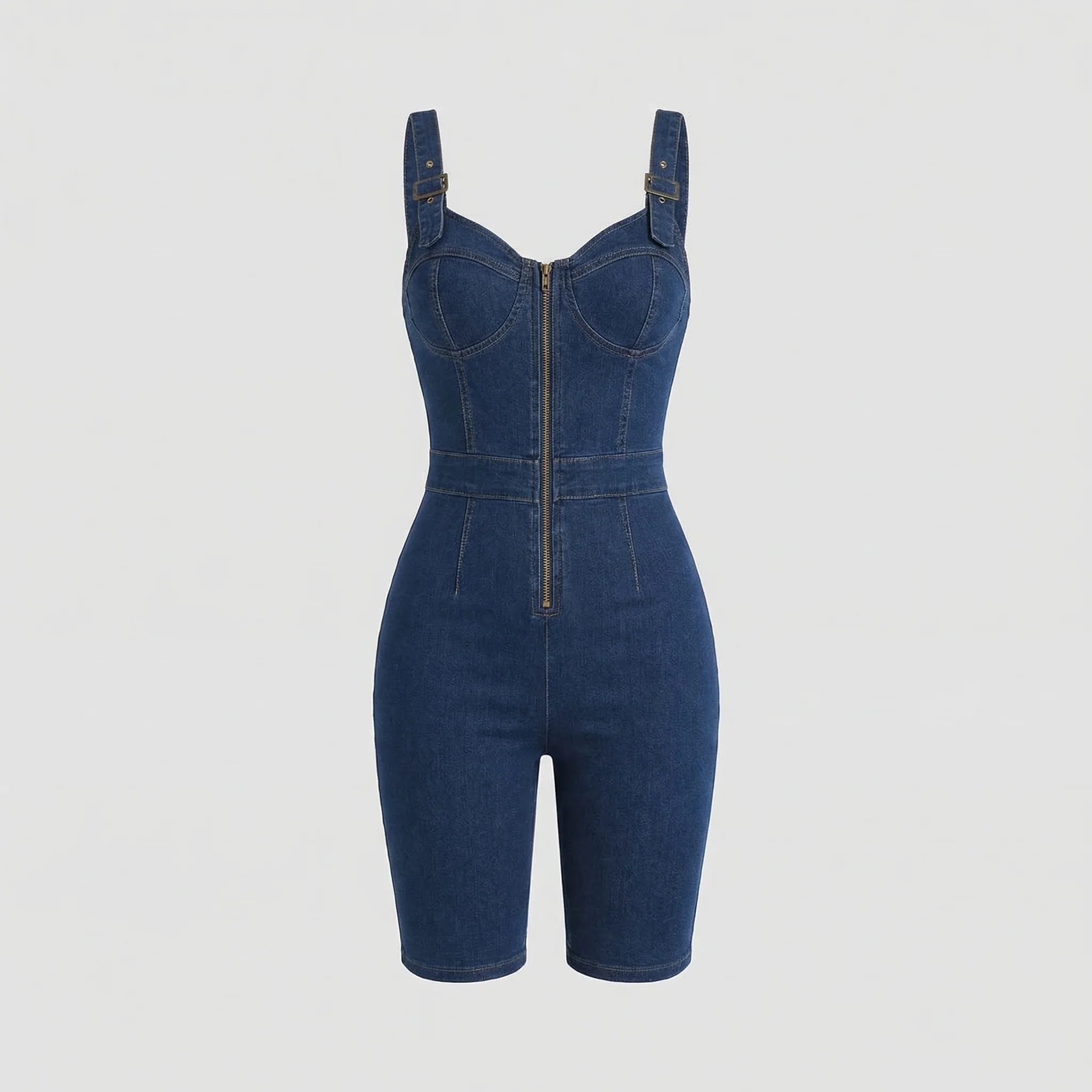 Damen Denim Korsagen Overall - Image 3