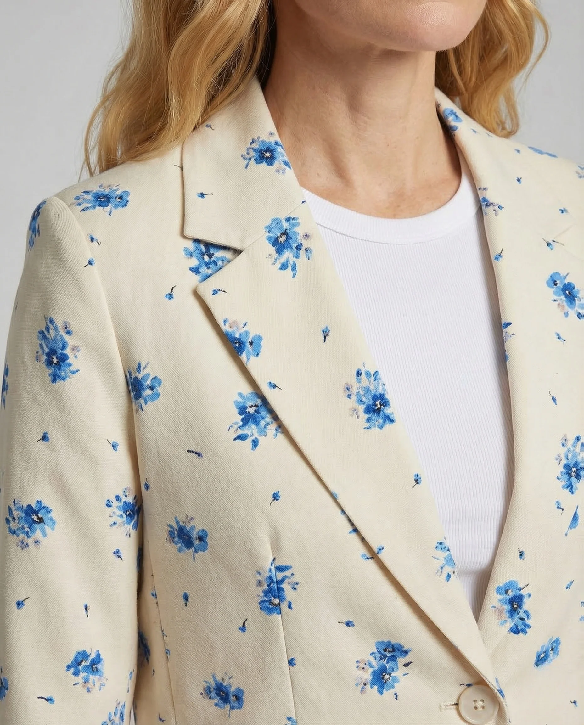 Damen Blazer Doppelreiher Gürtel - Image 3