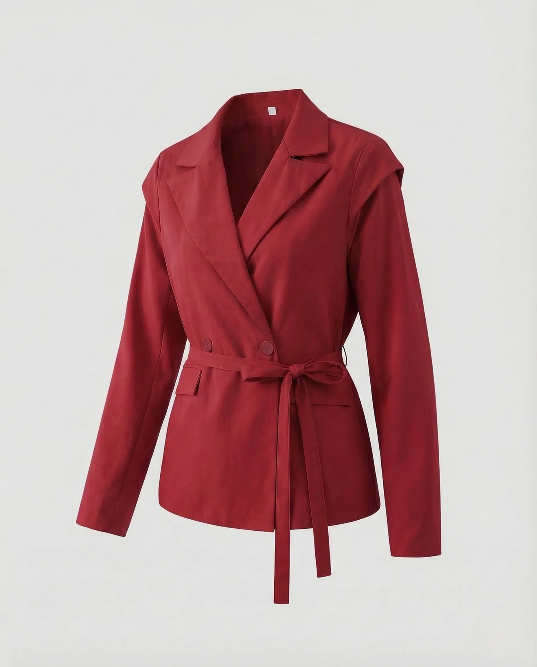 Damen Blazer Doppelreiher Gürtel - Image 7