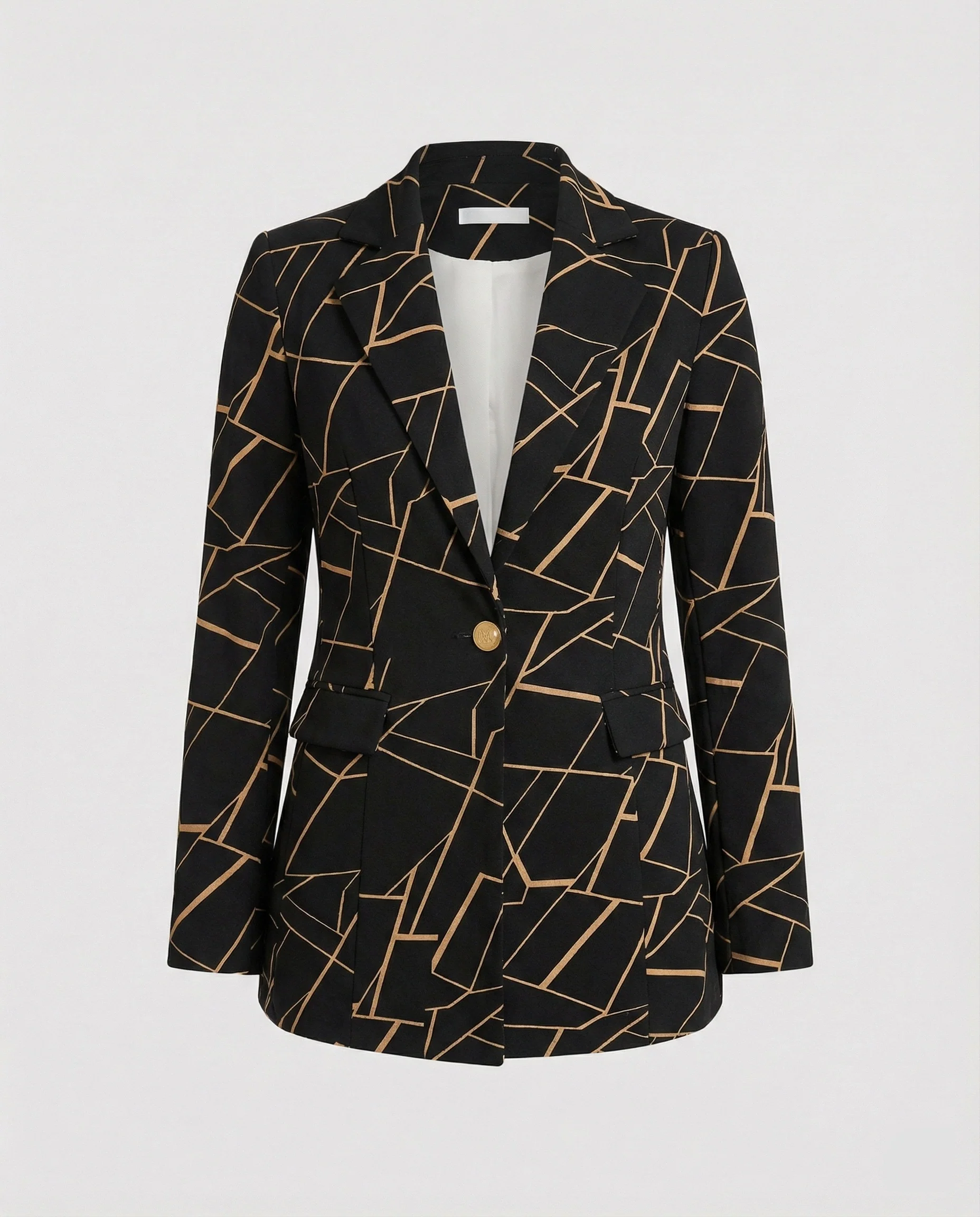 Damen Blazer Hahnentritt tailliert - Image 3