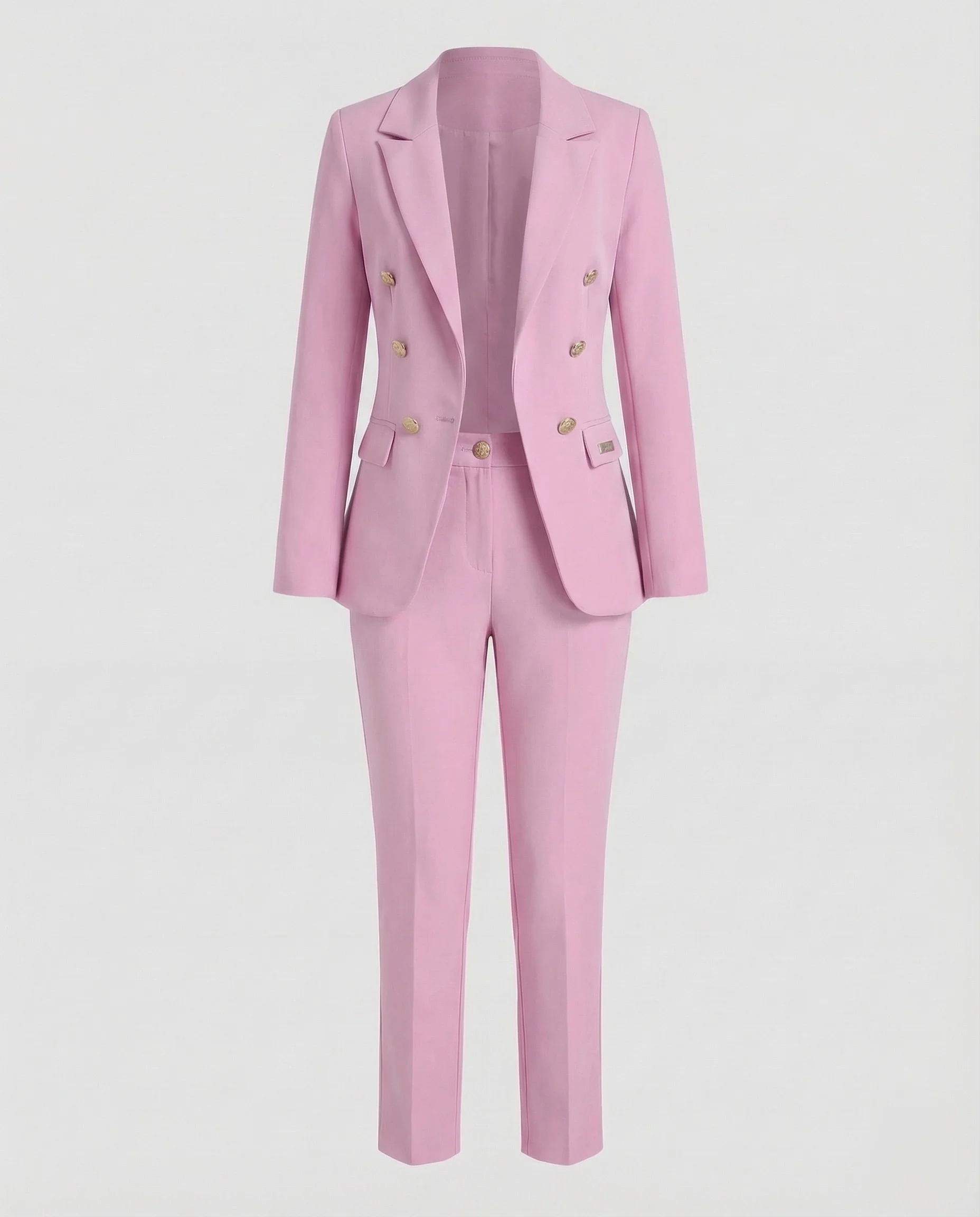 Damen Hosenanzug mit zweireihigem Blazer - Image 6