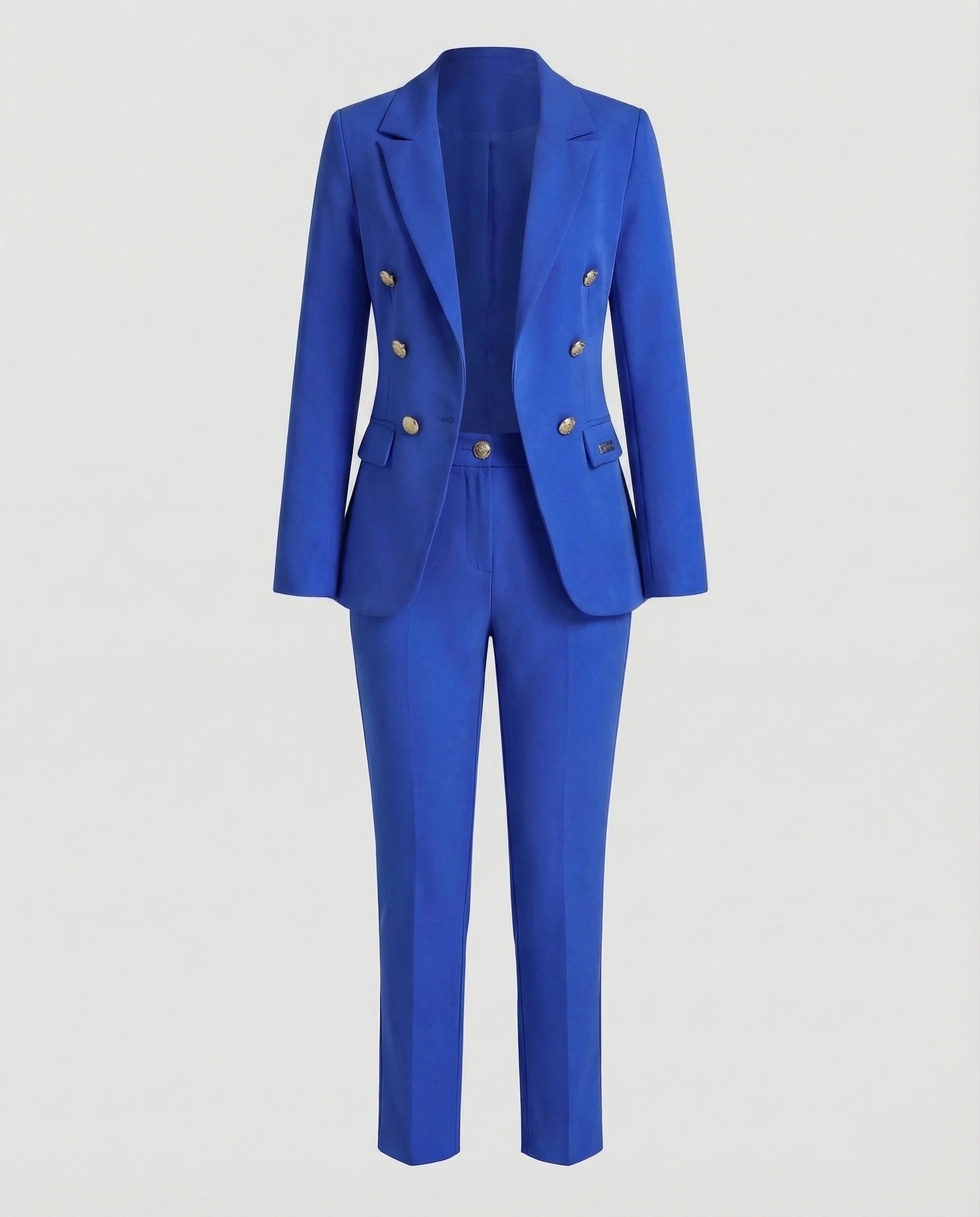 Damen Hosenanzug mit zweireihigem Blazer - Image 8