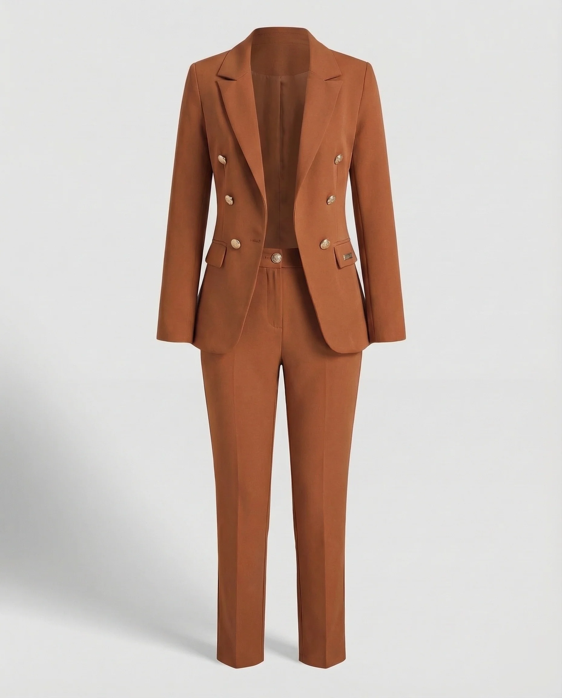 Damen Hosenanzug mit zweireihigem Blazer - Image 9