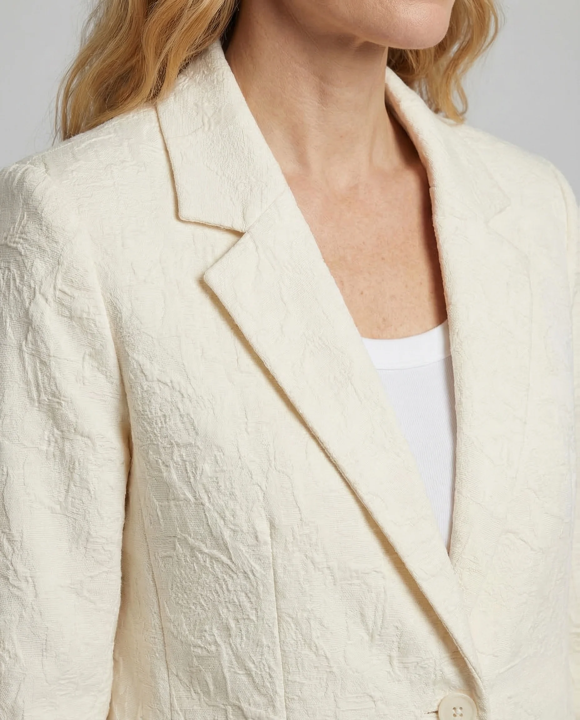 Damen Jacquard Blazer Hose Set - Image 2