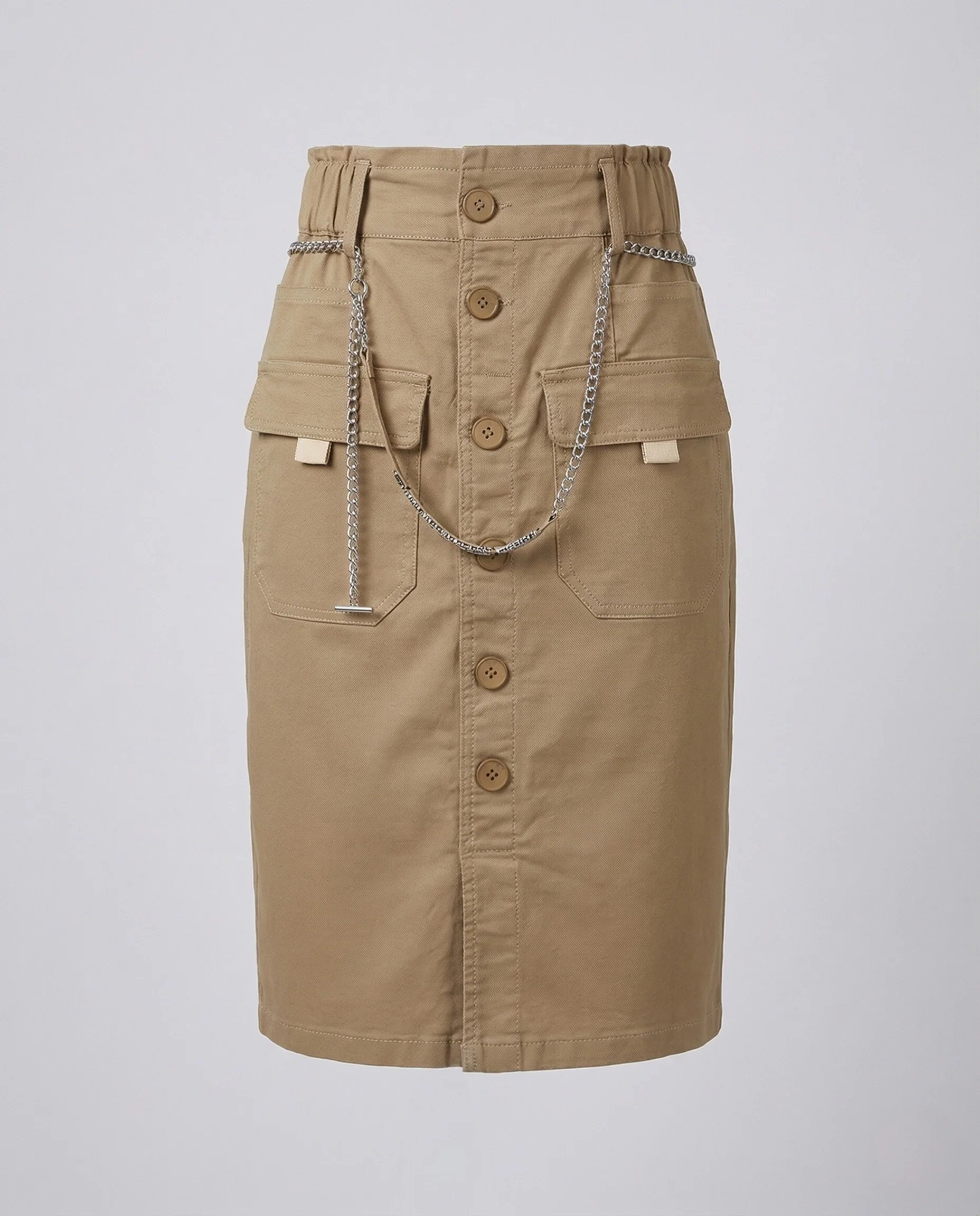 Damen Rock Tailliert Cargo Taschen - Image 5