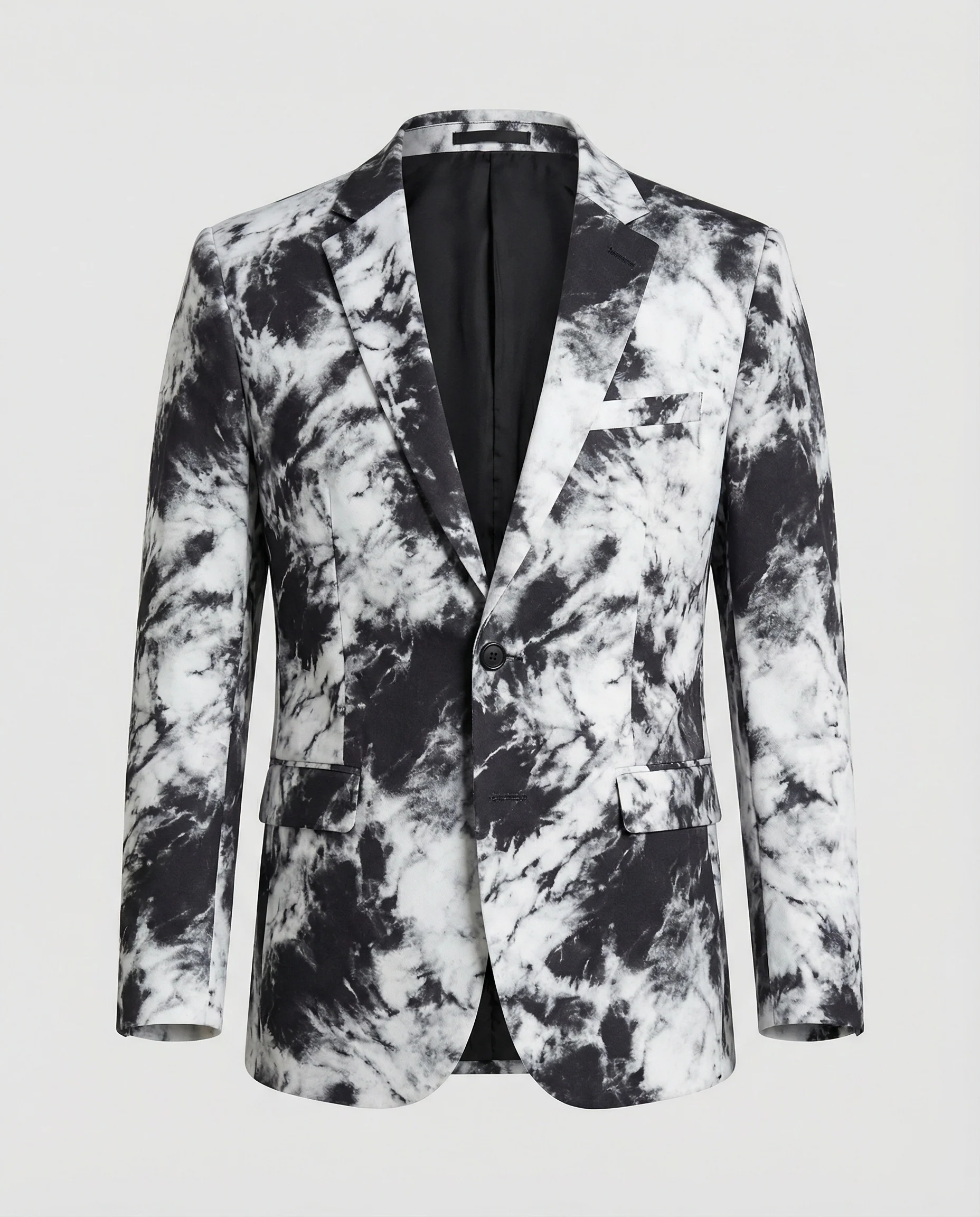 Damen Kurzblazer mit Print und Revers - Image 4