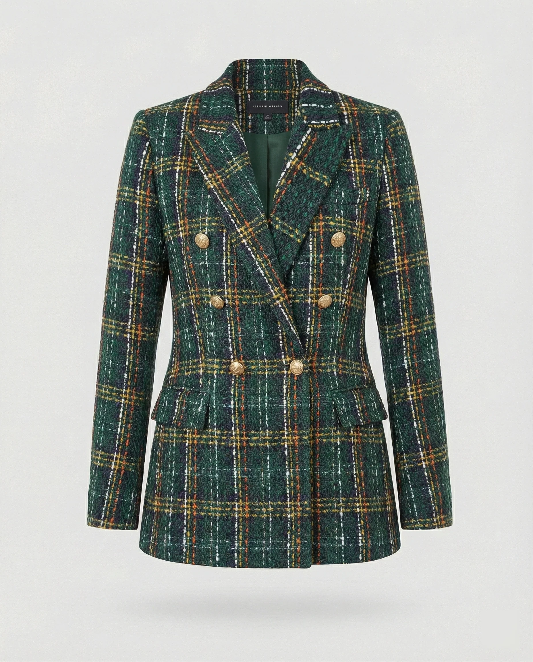 Damen Blazer Tweed Doppelreiher - Image 2