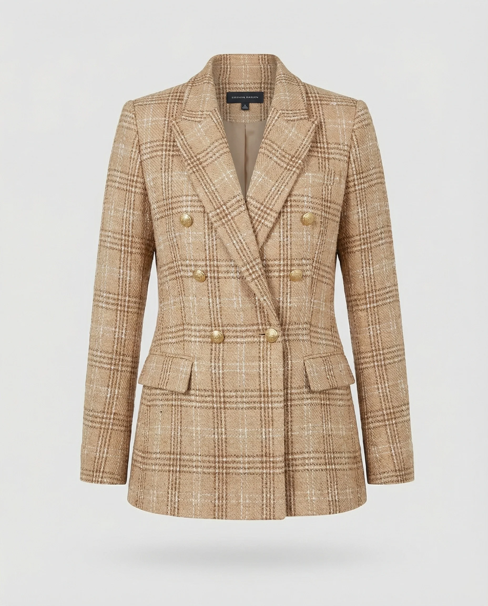 Damen Blazer Tweed Doppelreiher - Image 3