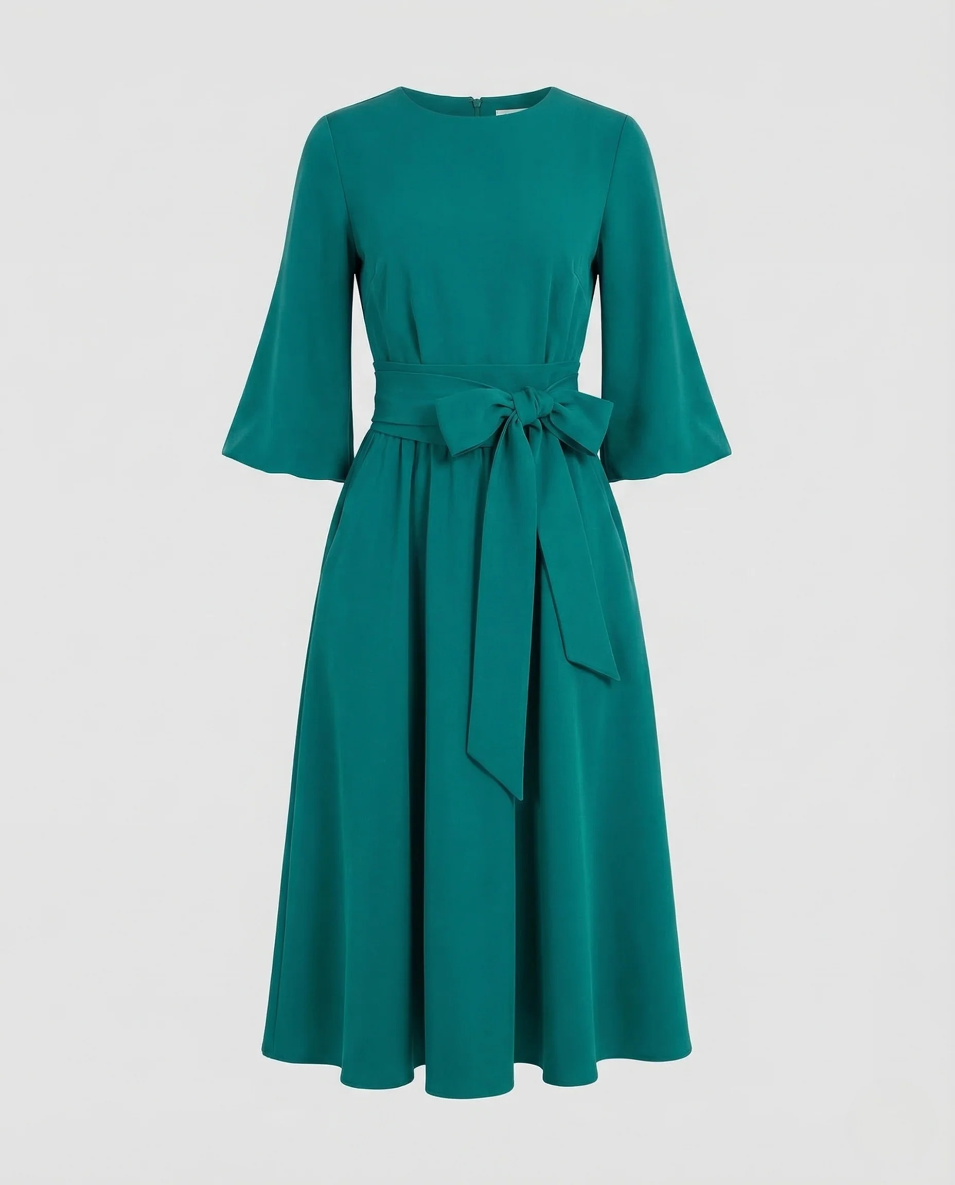 Damen A Linien Kleid Gürtel - Image 5