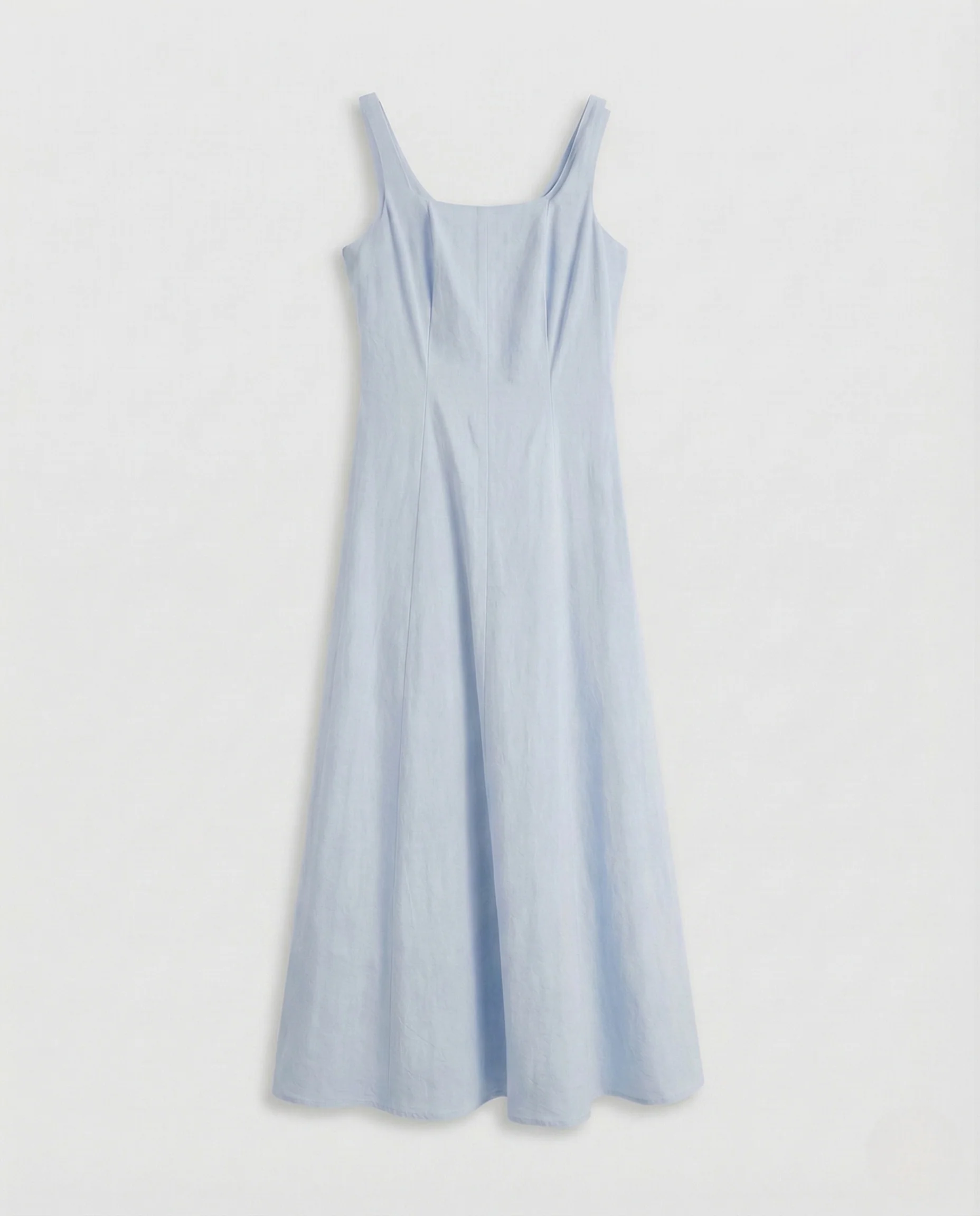 Damen Leinenmix A-Linien Maxikleid - Image 6