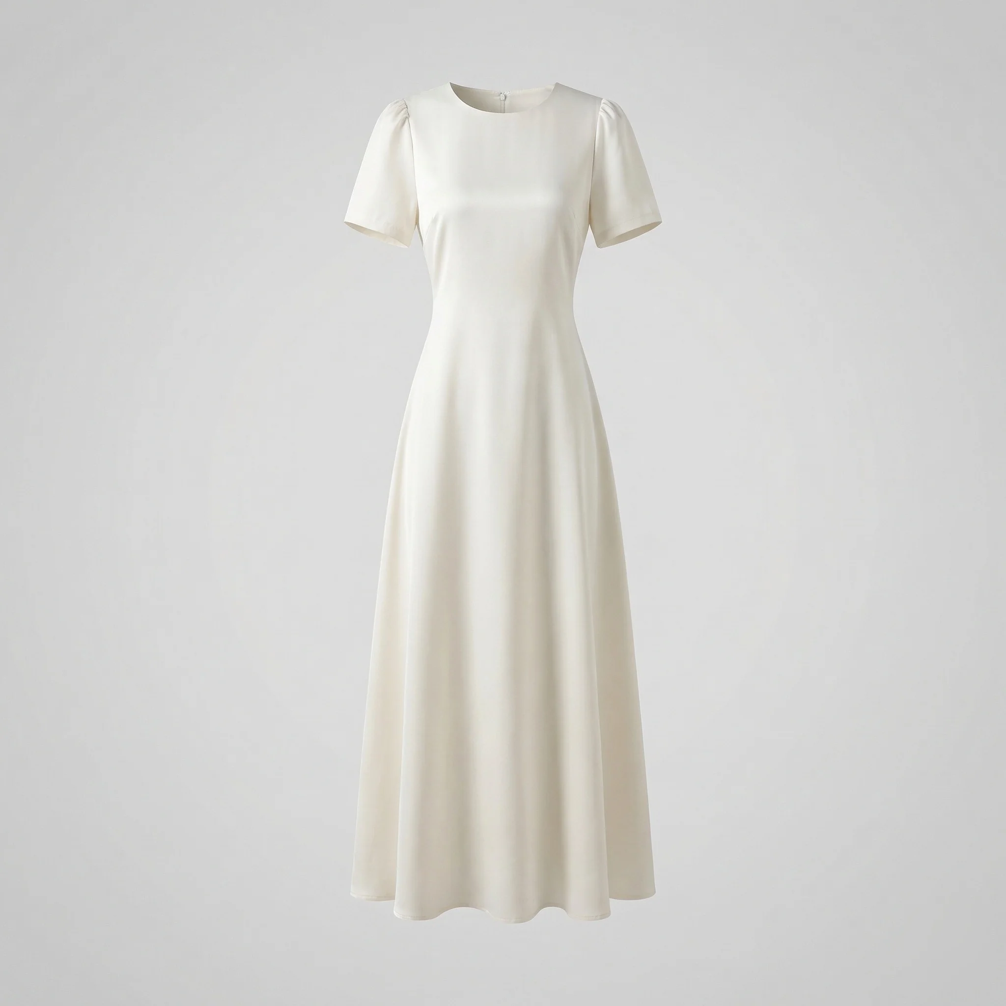 Damen A-Linien Maxikleid aus Crepe - Image 4