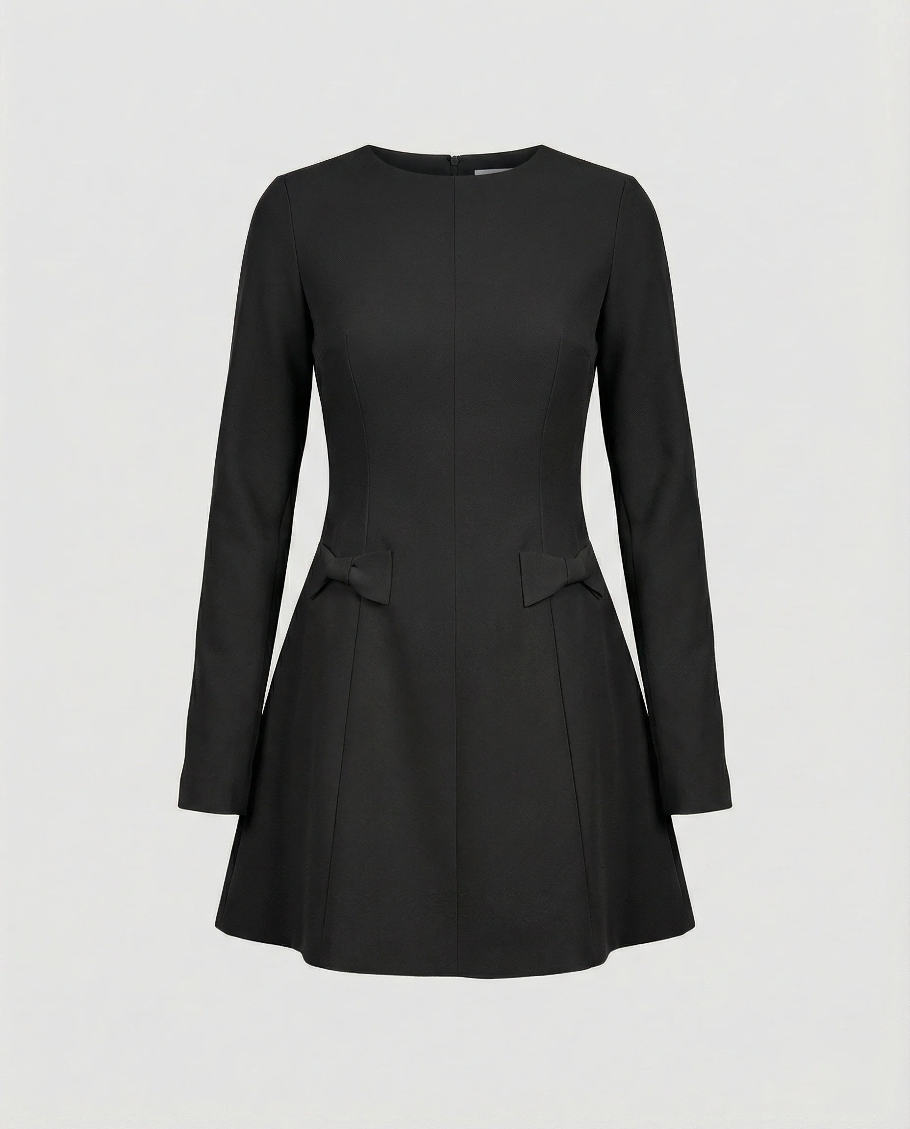 Damen A-Linie Minikleid aus Crepe - Image 2