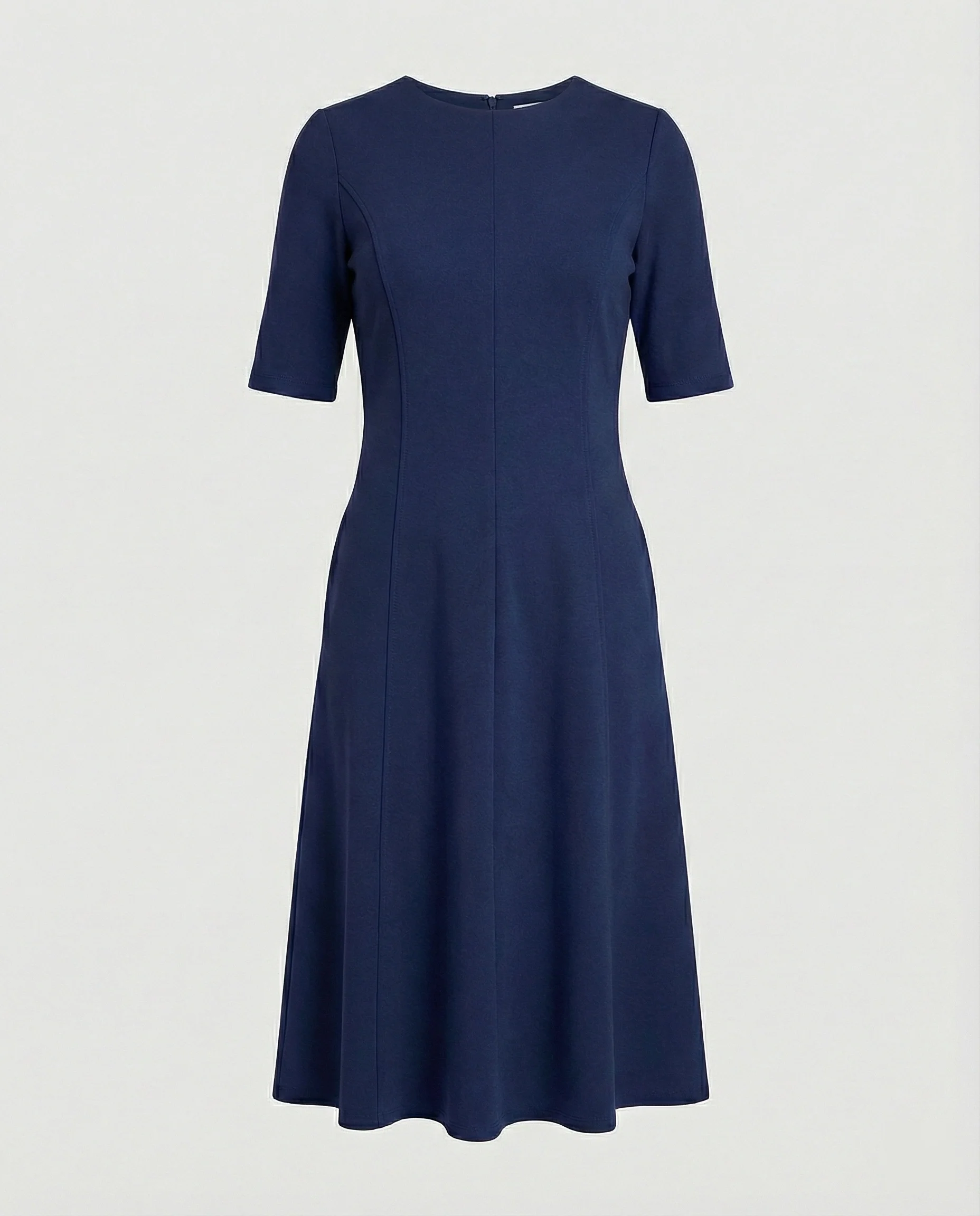 Damen Midikleid elegant Halbarm - Image 12