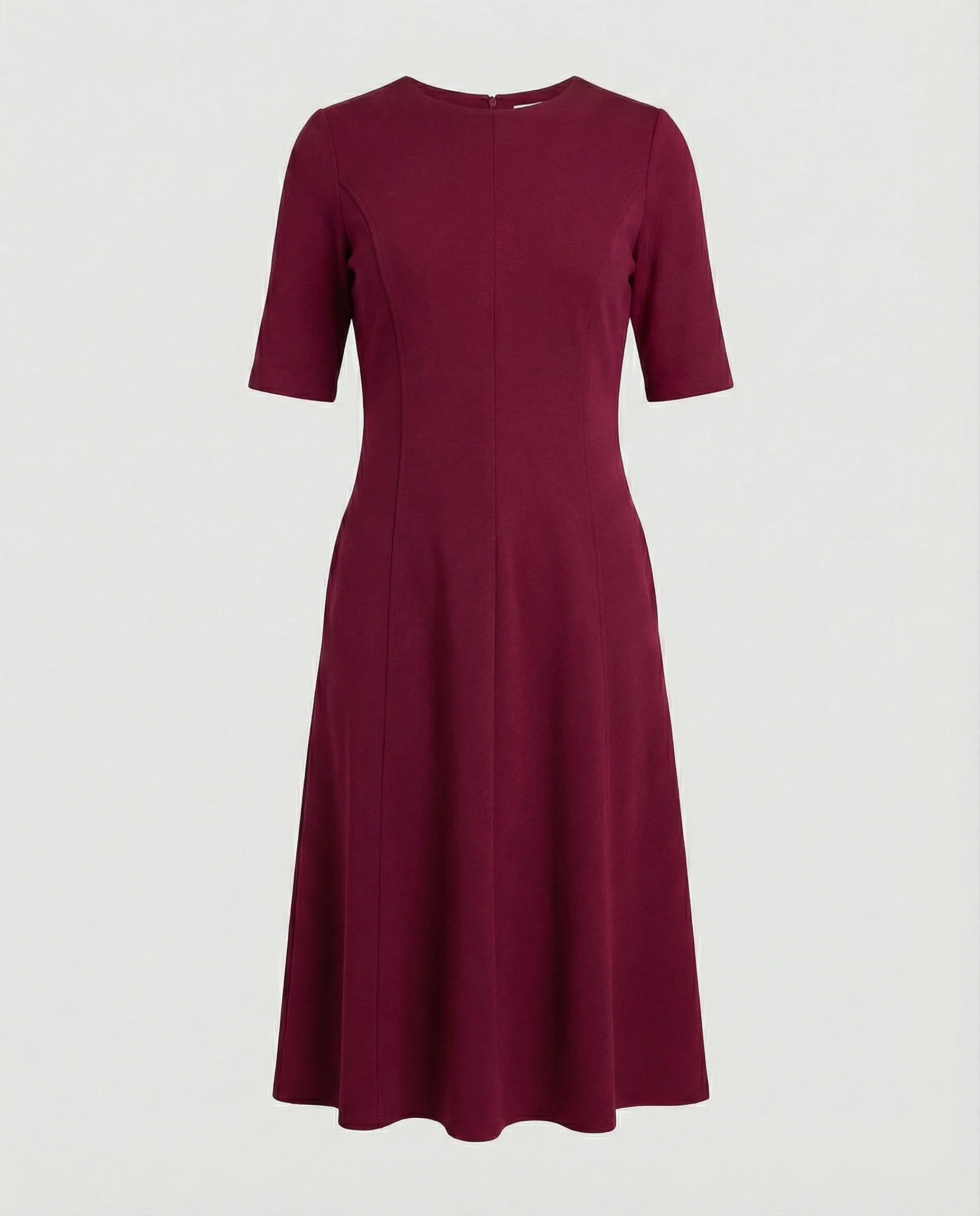 Damen Midikleid elegant Halbarm - Image 8