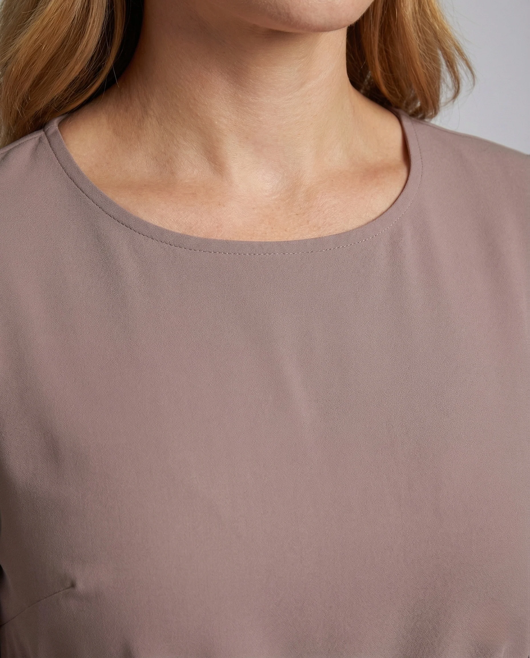 Damen A-Linien Midikleid mit Bindegürtel - Image 3