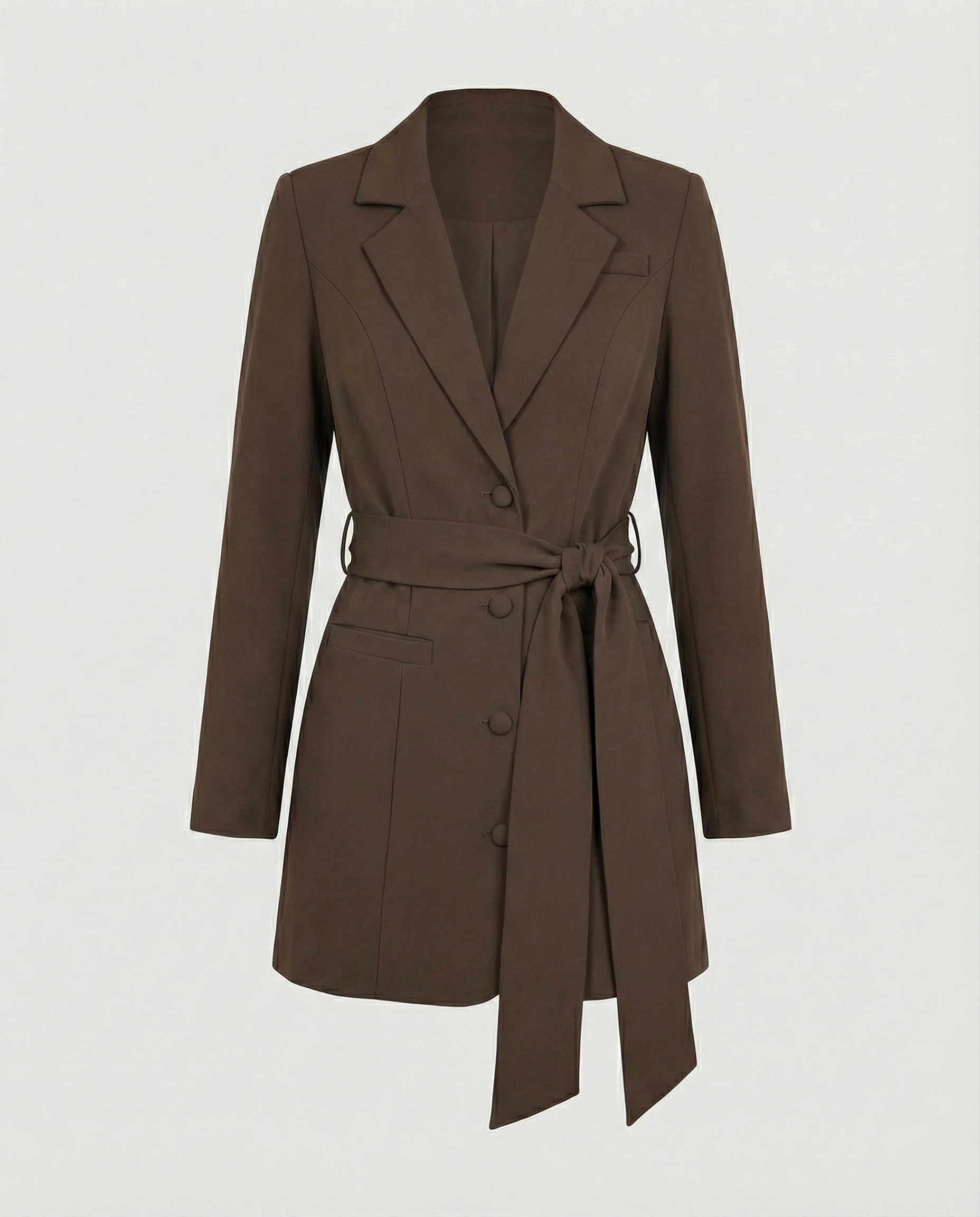 Blazerkleid Tailliert Mit Knopfleiste Damen - Image 3