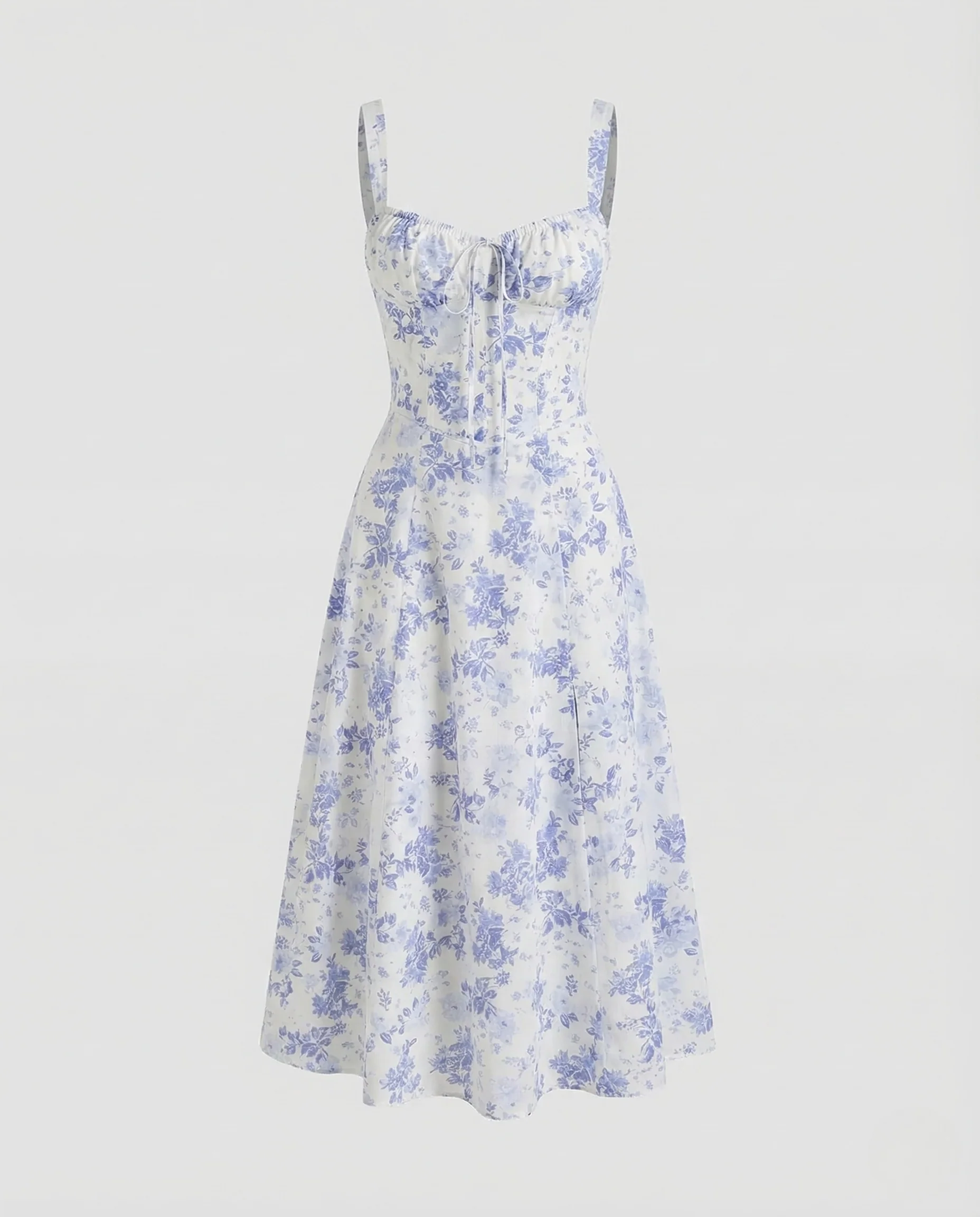 Damen Corsagen Midikleid A Linie - Image 7
