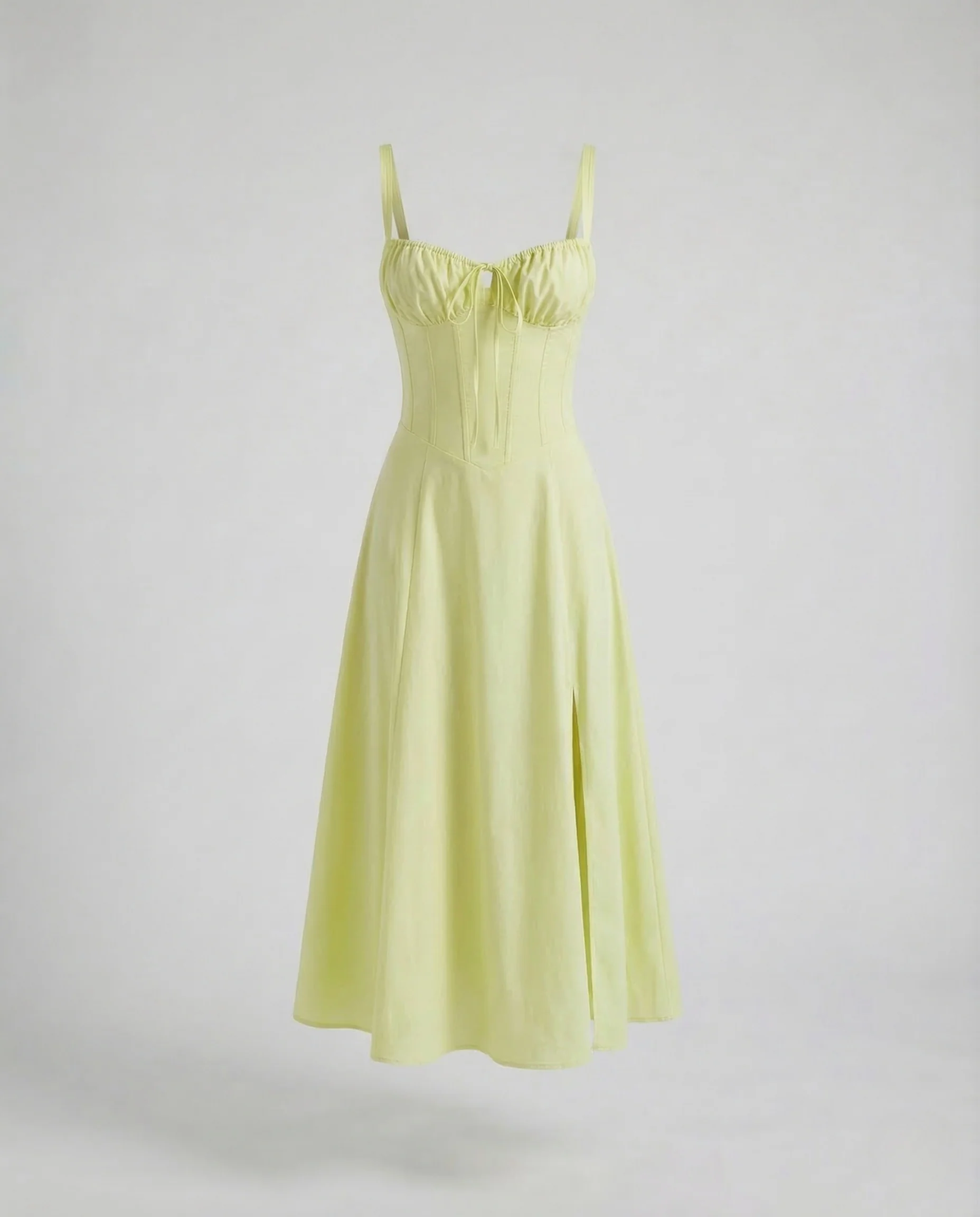 Damen Corsagen Midikleid Träger - Image 10