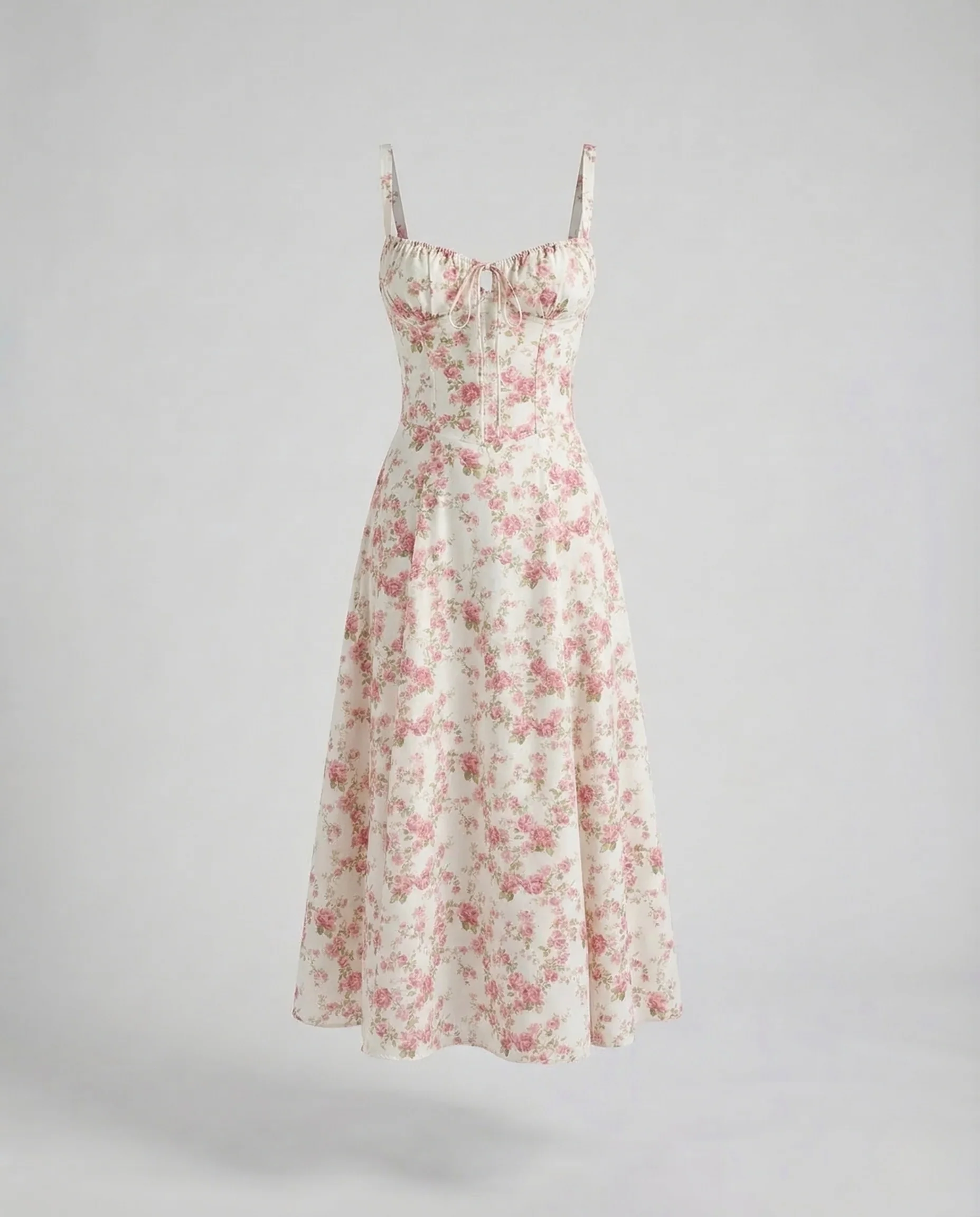 Damen Corsagen Midikleid Träger - Image 6