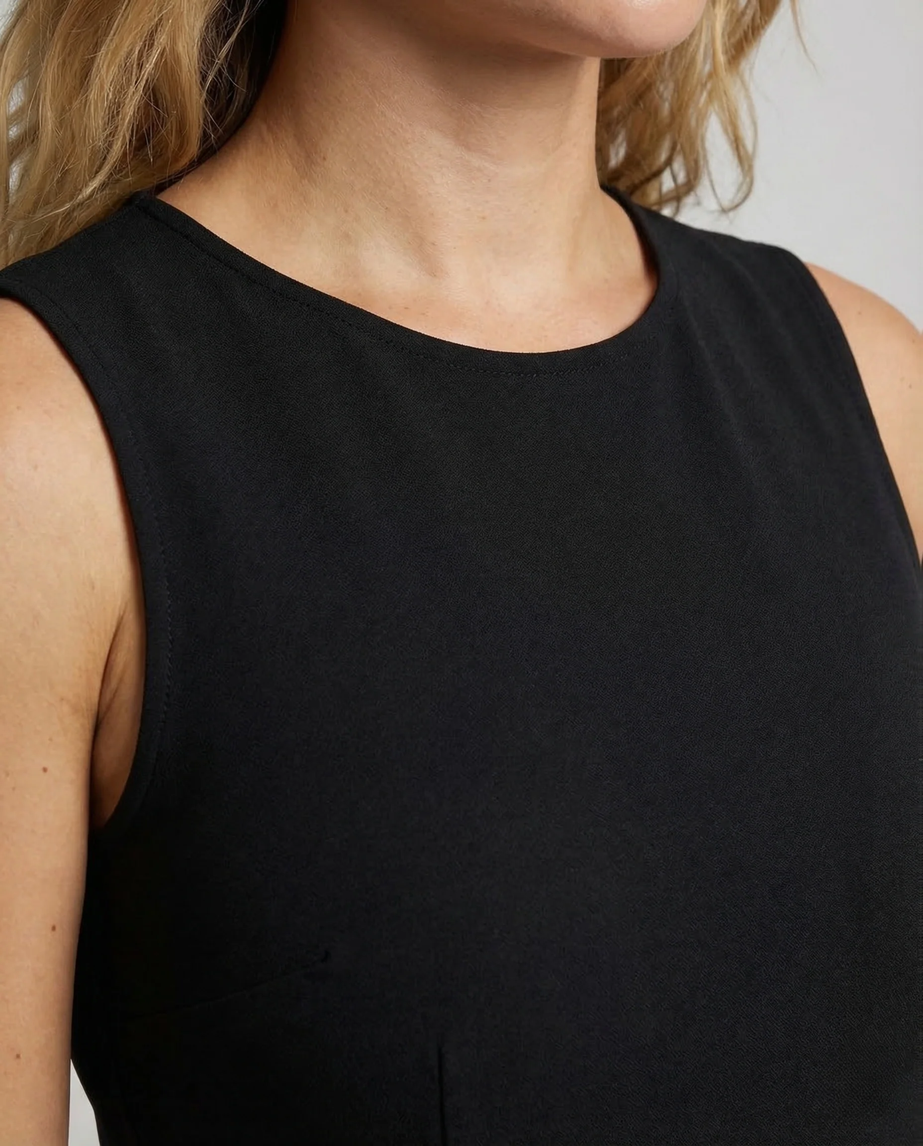 Damen Etuikleid Schlitz Schleife - Image 3