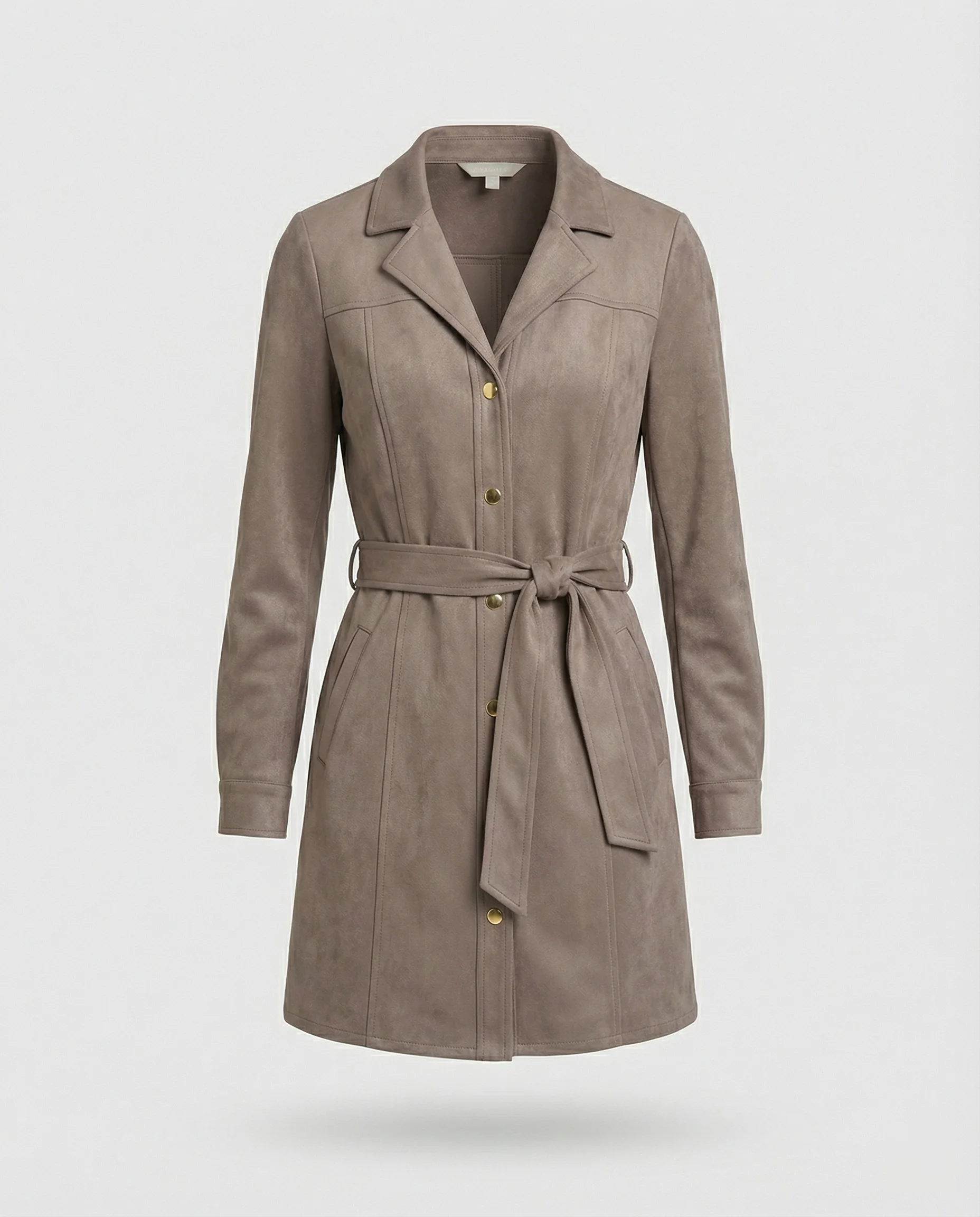 Hemdblusenkleid Tailliert Mit Gürtel Damen - Image 4