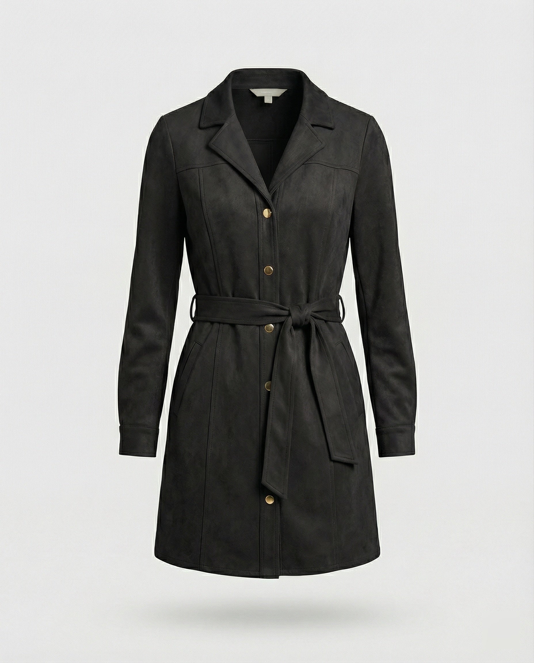 Hemdblusenkleid Tailliert Mit Gürtel Damen - Image 5