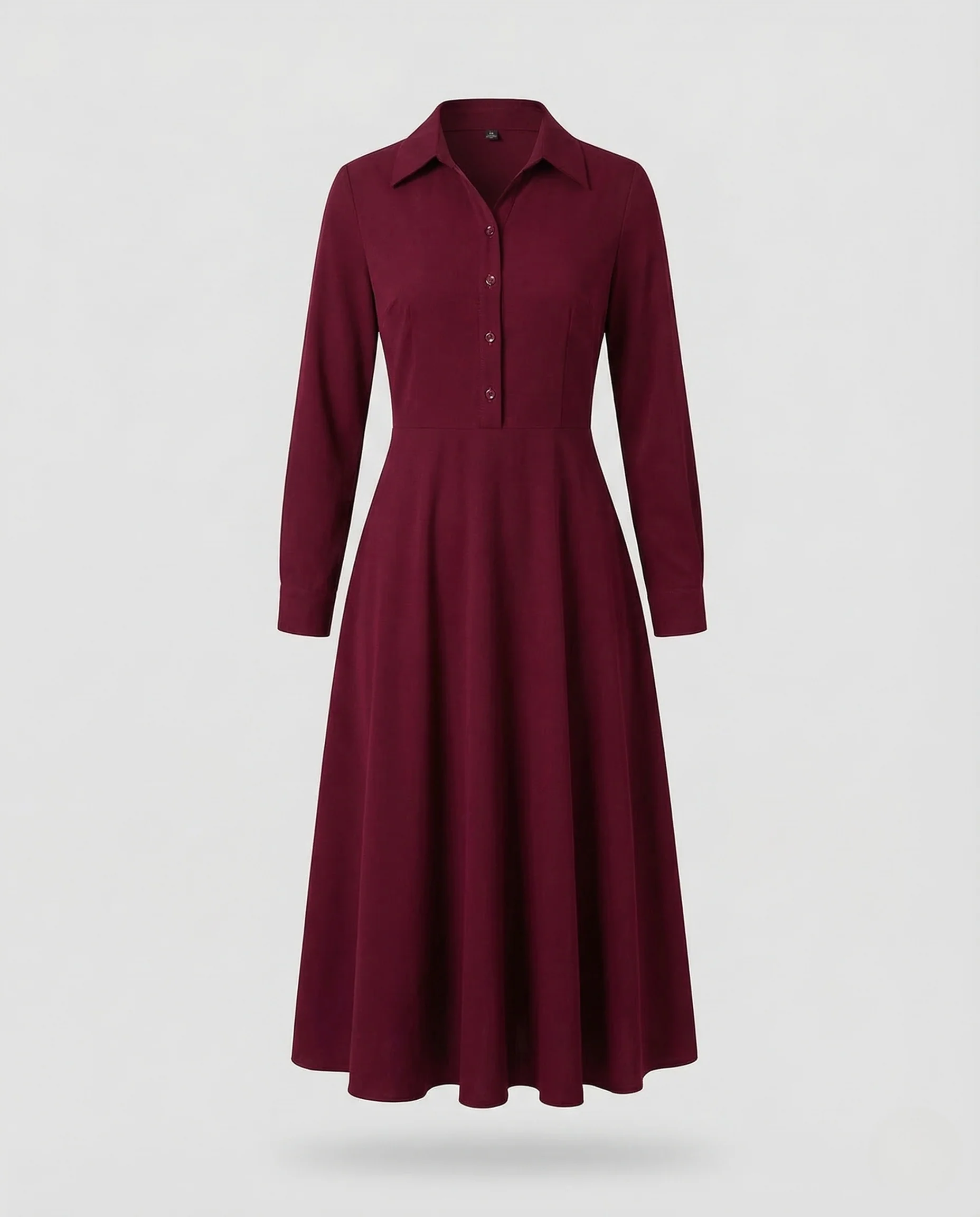 Damen Hemdkleid A Linie - Image 5