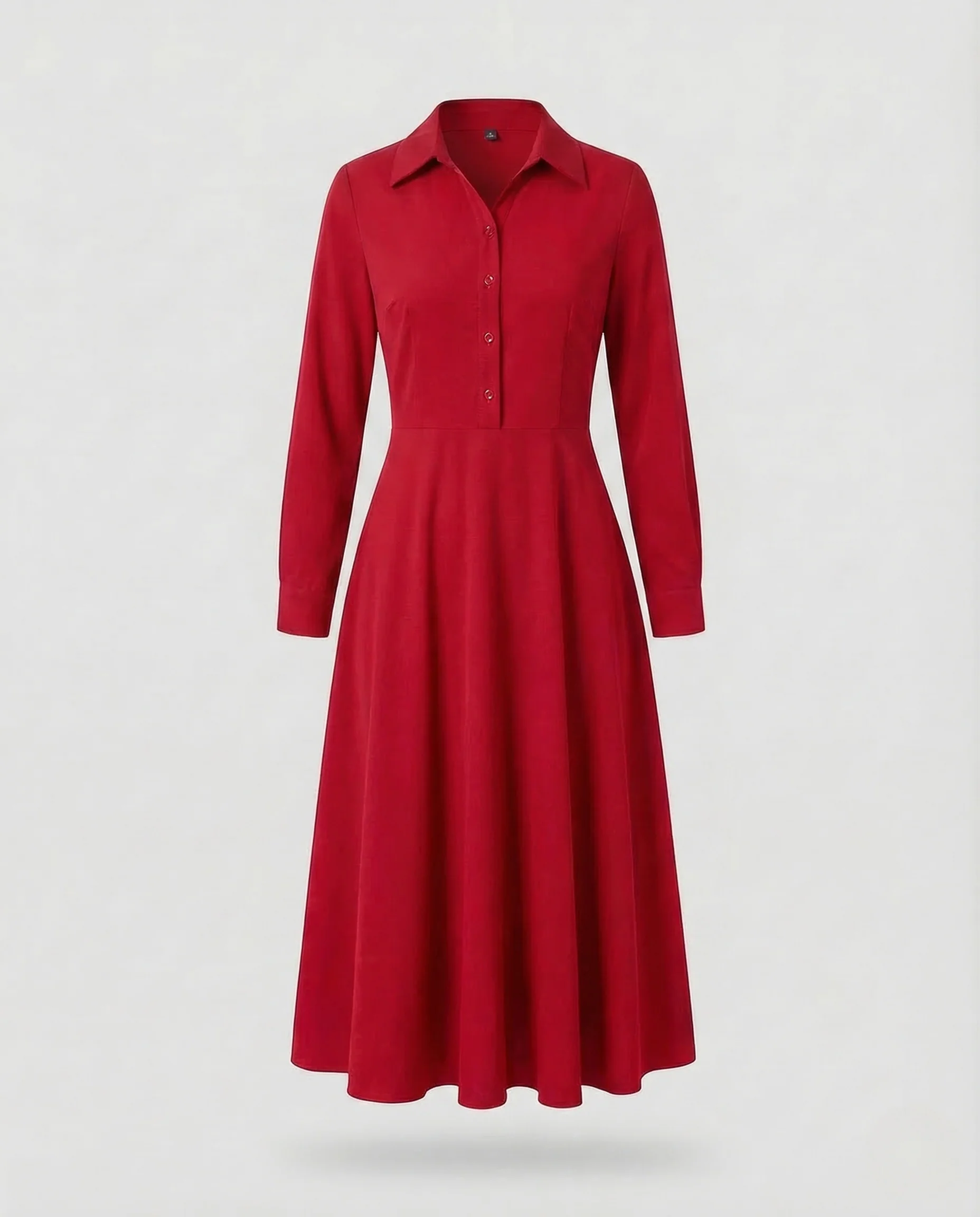 Damen Hemdkleid A Linie - Image 6