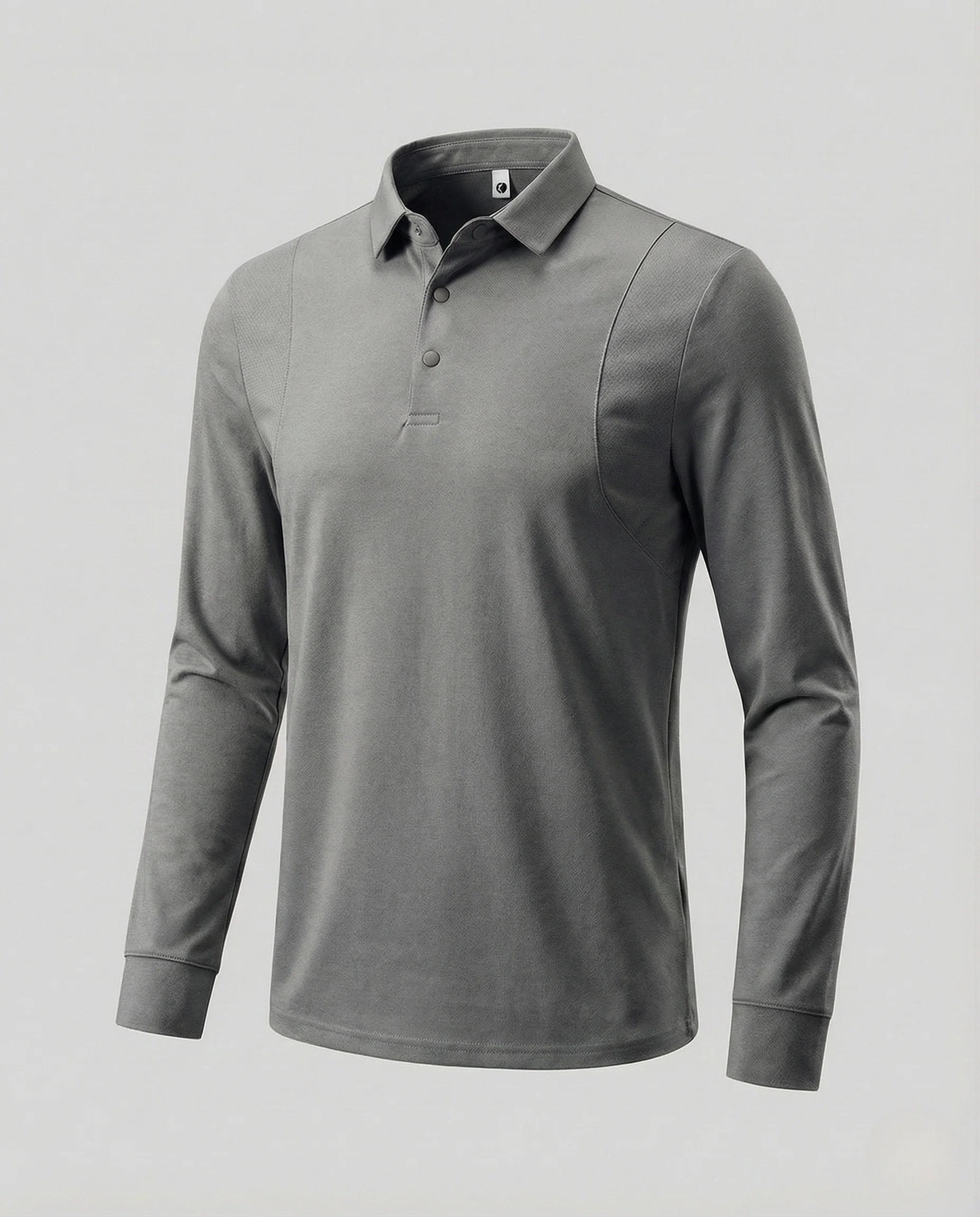 Damen Langarm Poloshirt Tailliert - Image 7