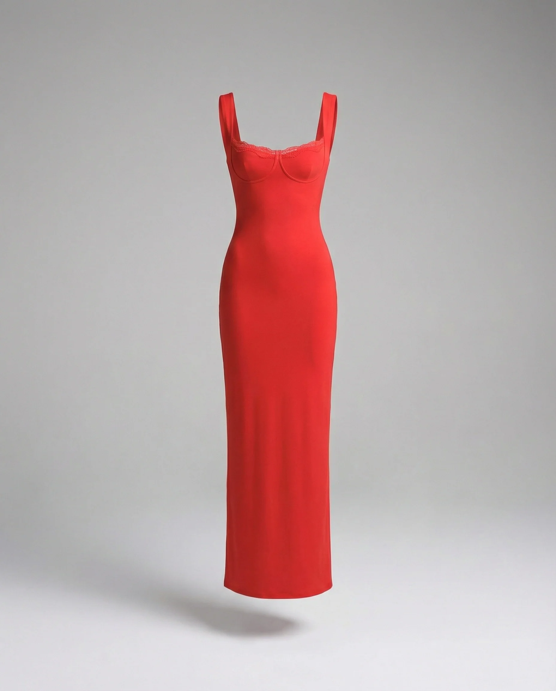 Elegantes Midikleid mit Spaghettiträgern - Image 4
