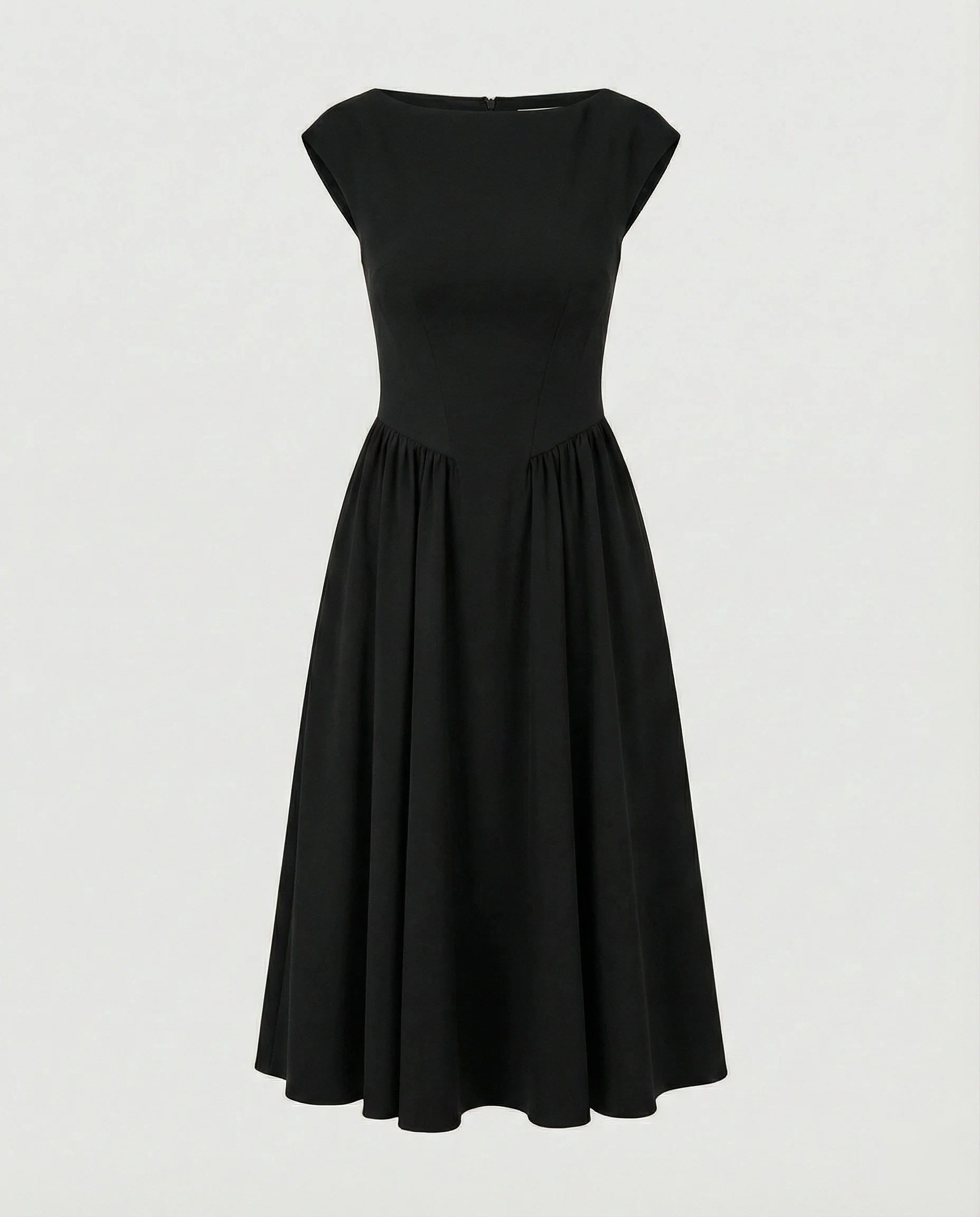 Damen Midikleid mit Tellerrock - Image 6
